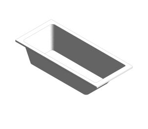 Product: CUBO 1700x750mm Single Ended Bath White