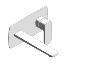 Product: INEZ Wall Mounted Basin Mixer Chrome