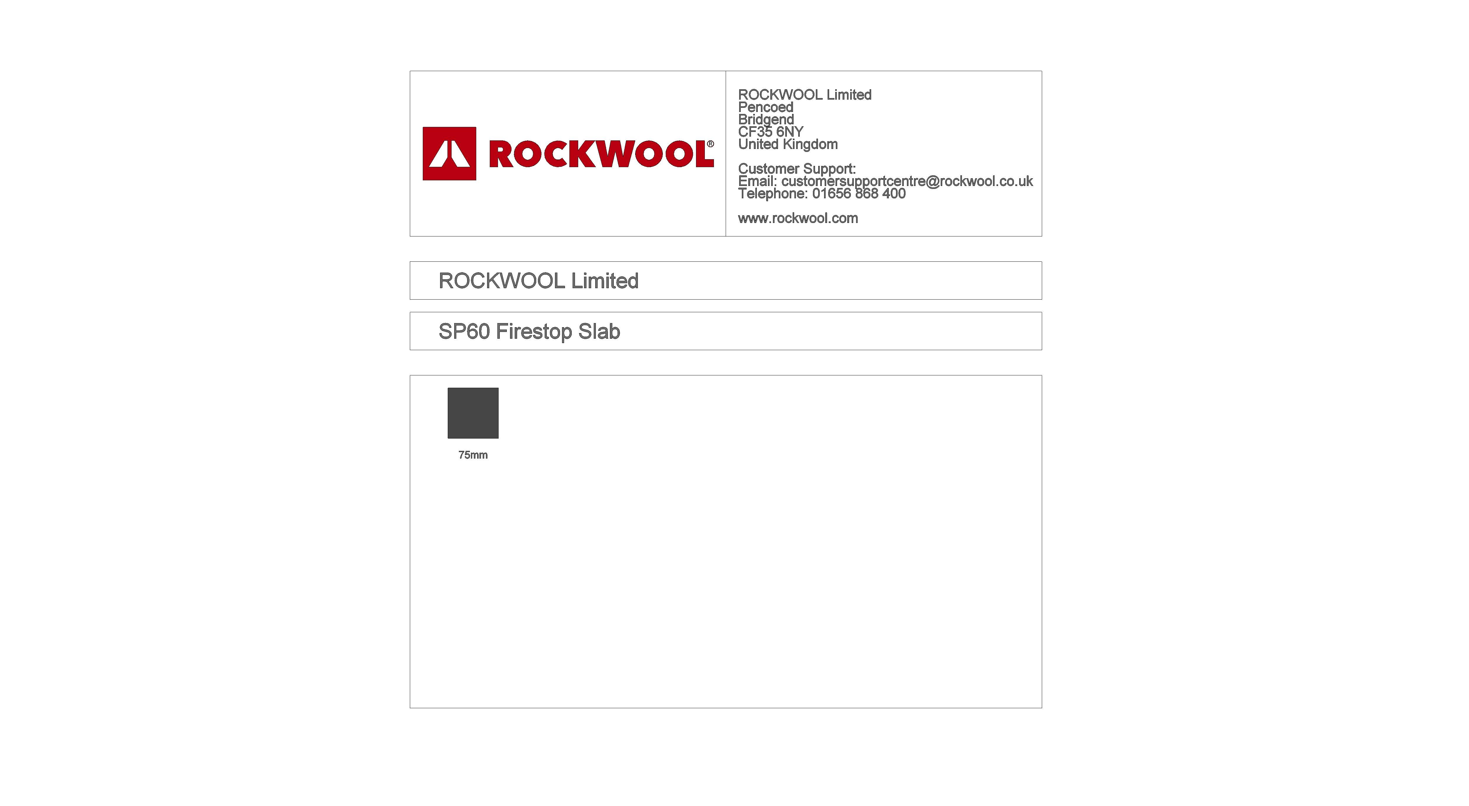 Product: SP60 FireStop Slab®