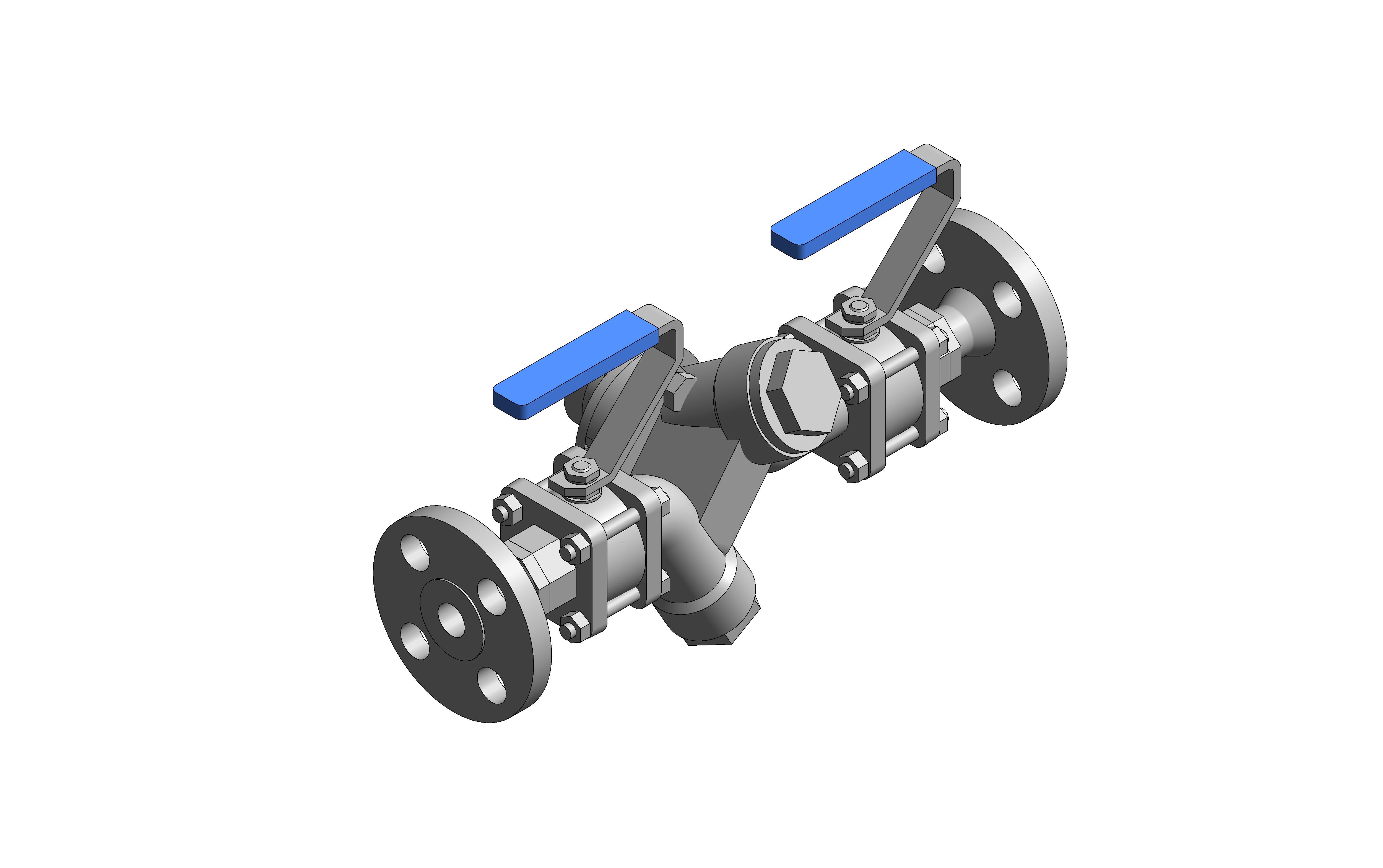 Product: Single Upstream Isolation Steam Trapping Station - Flange ISO