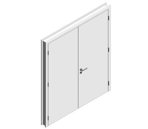 Product: PVC Post-formed Double Doorset