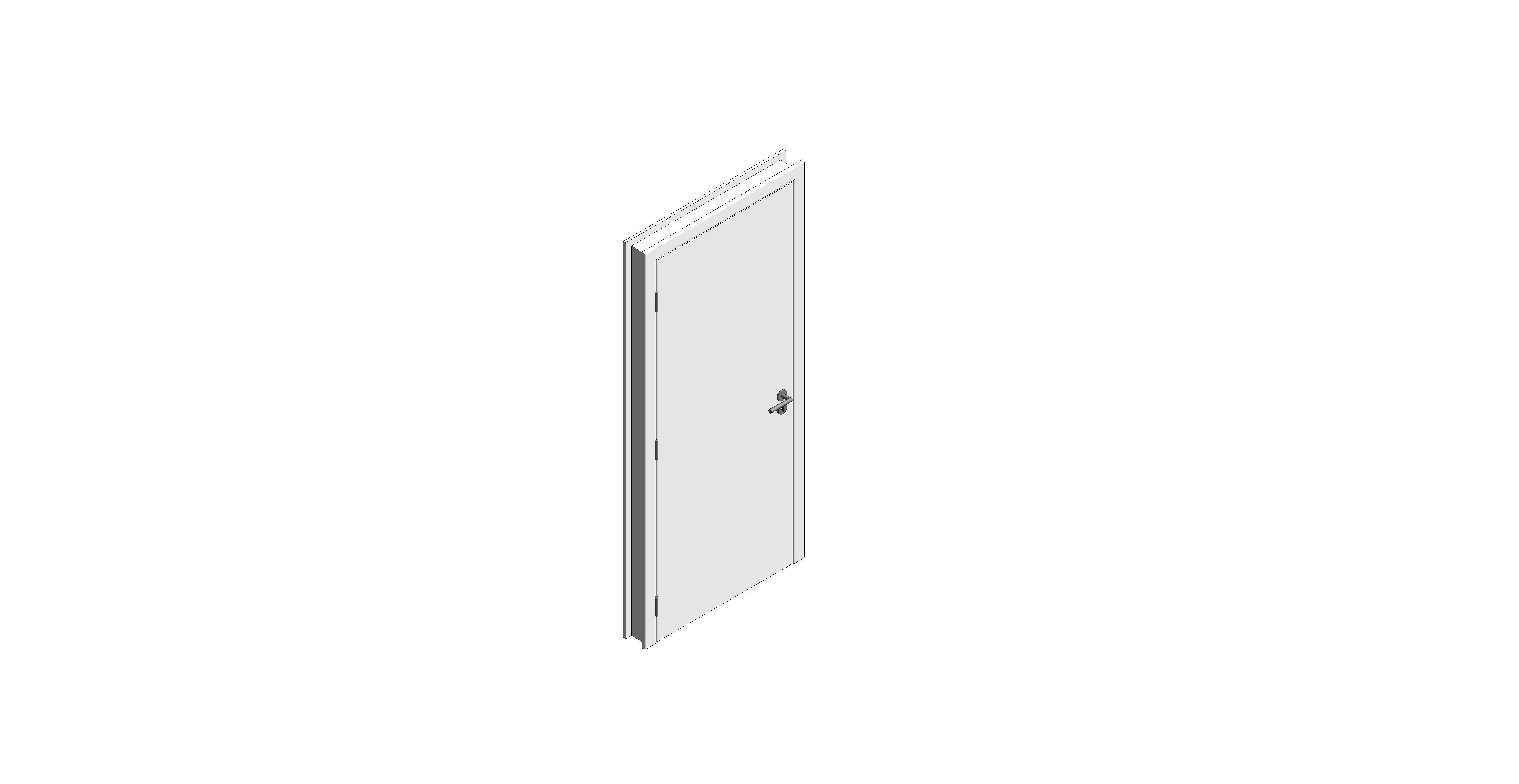 Product: PVC Post-formed Single Doorset