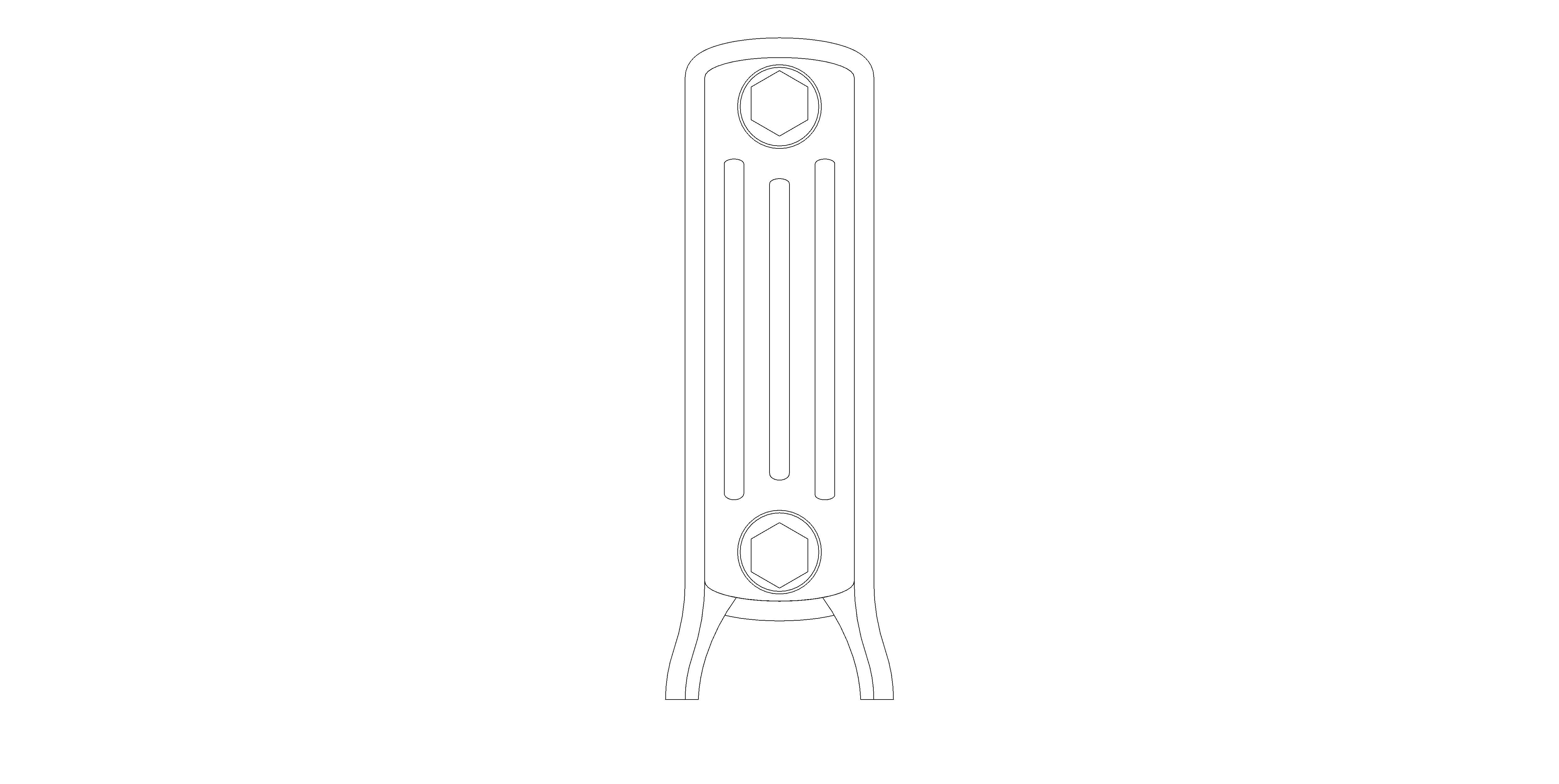 Product: Hattersley Cast Iron Column Radiator (4 Columns)