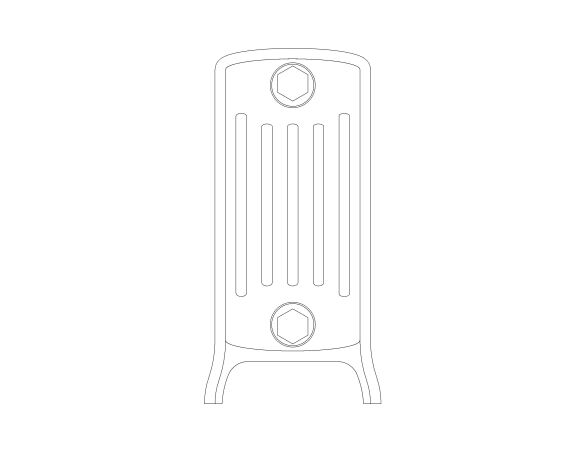 Hattersley Cast Iron Column Radiator (6 Columns)