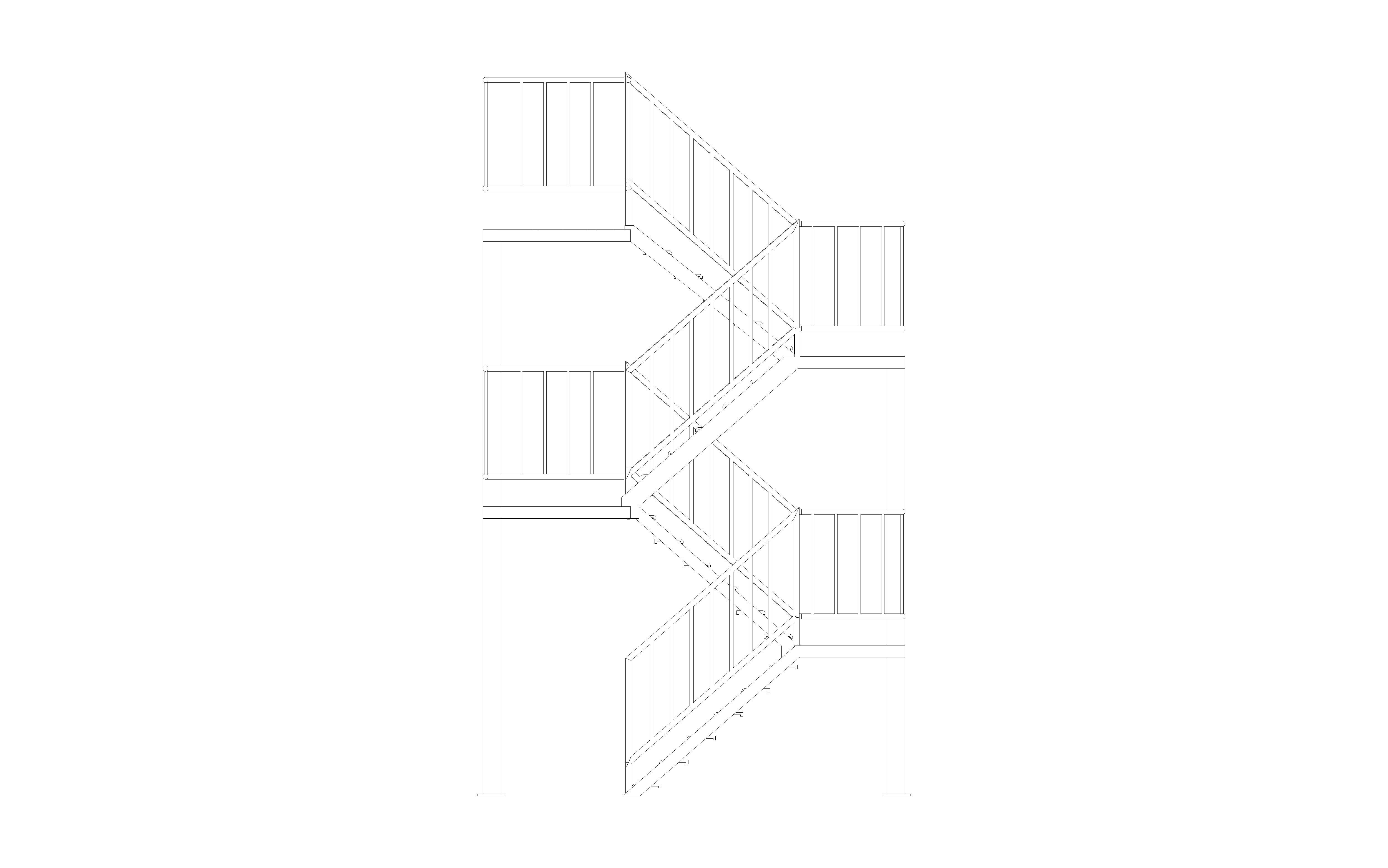 Product: Sunbelt Rentals - Temporary Stairs - 3 Storey