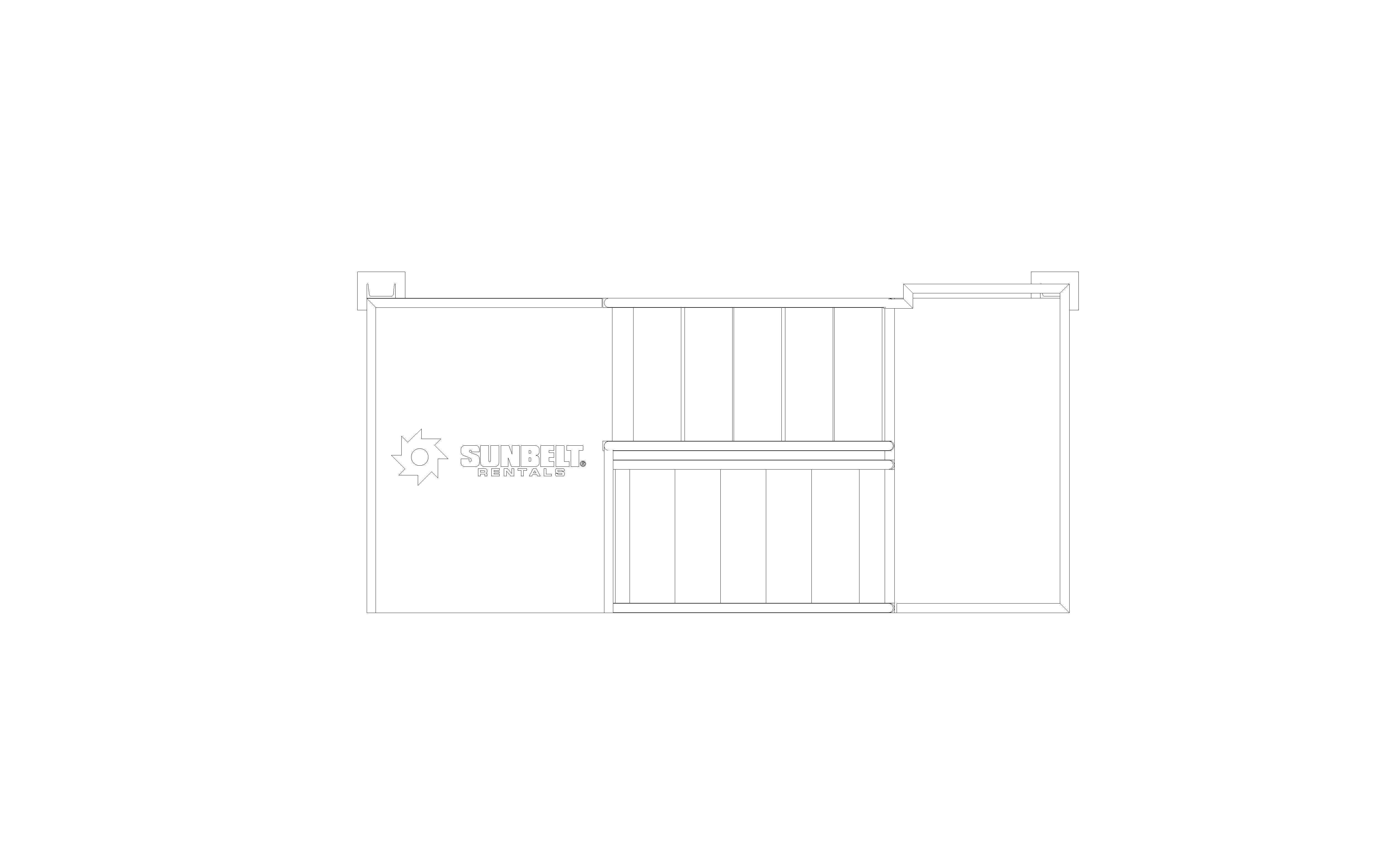 Product: Sunbelt Rentals - Temporary Stairs - 3 Storey
