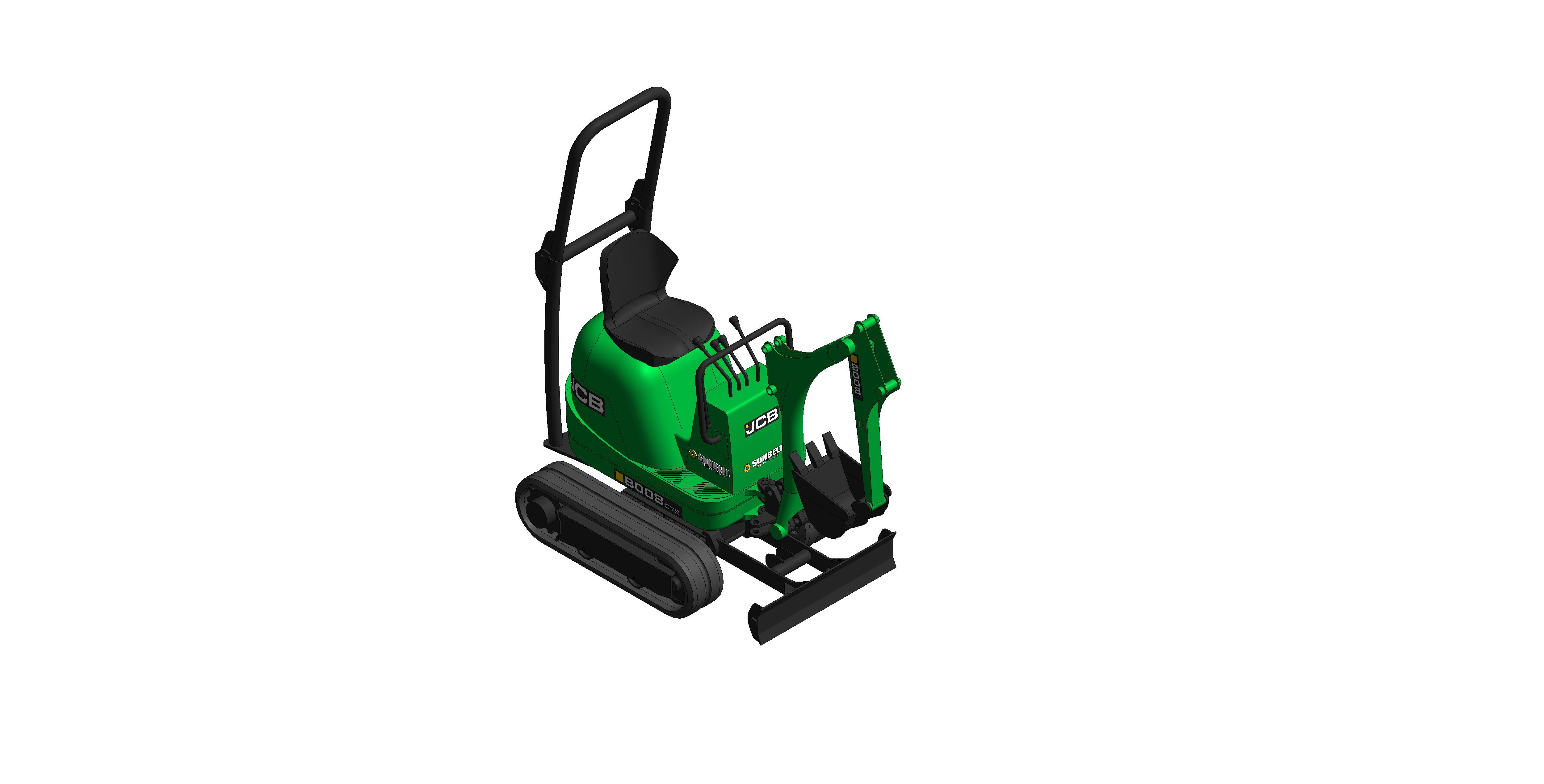 Product: Sunbelt Rentals - Compact Excavator - JCB 8008 CTS