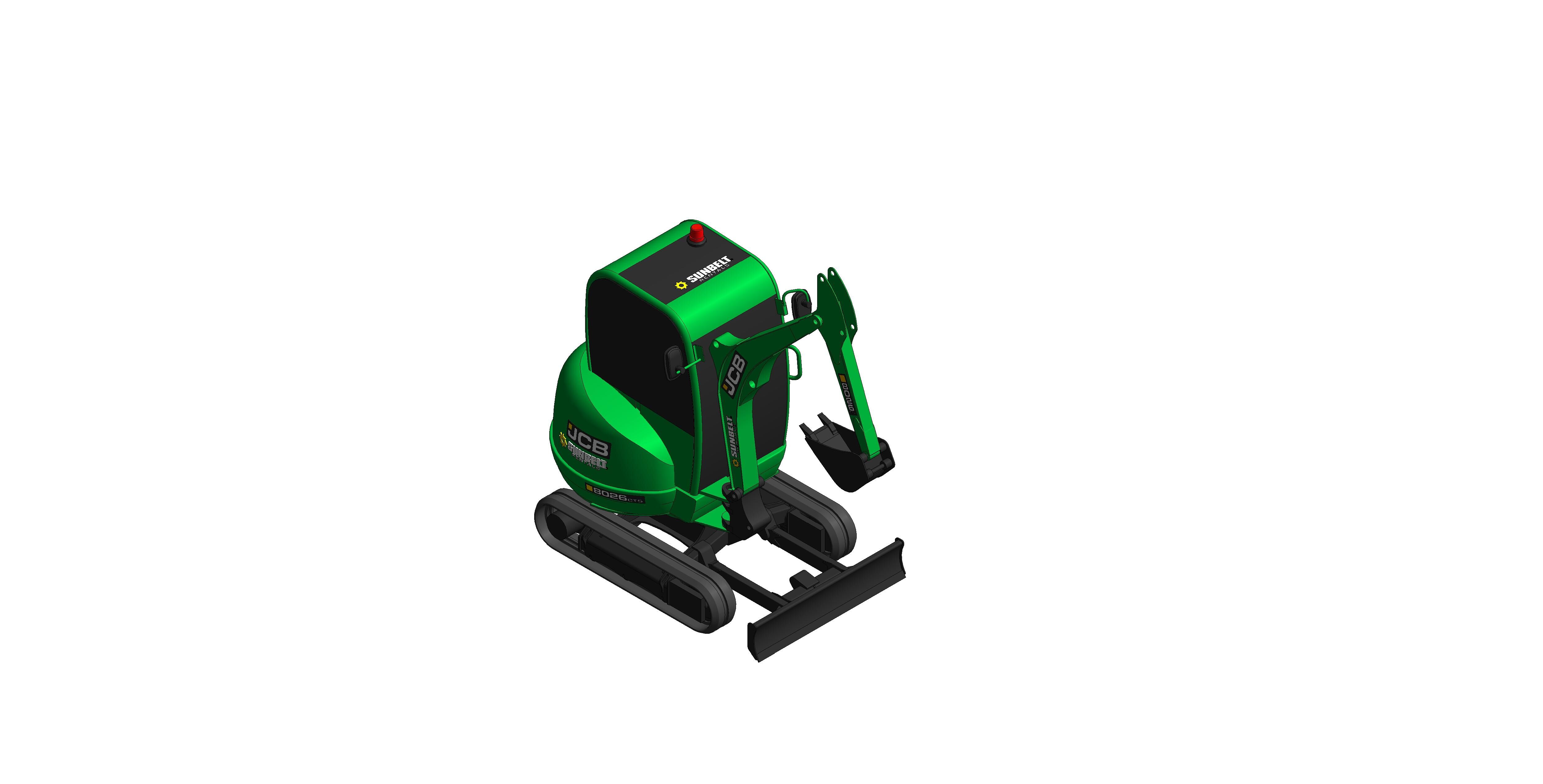 Product: Sunbelt Rentals - Compact Excavator - JCB 8026 CTS