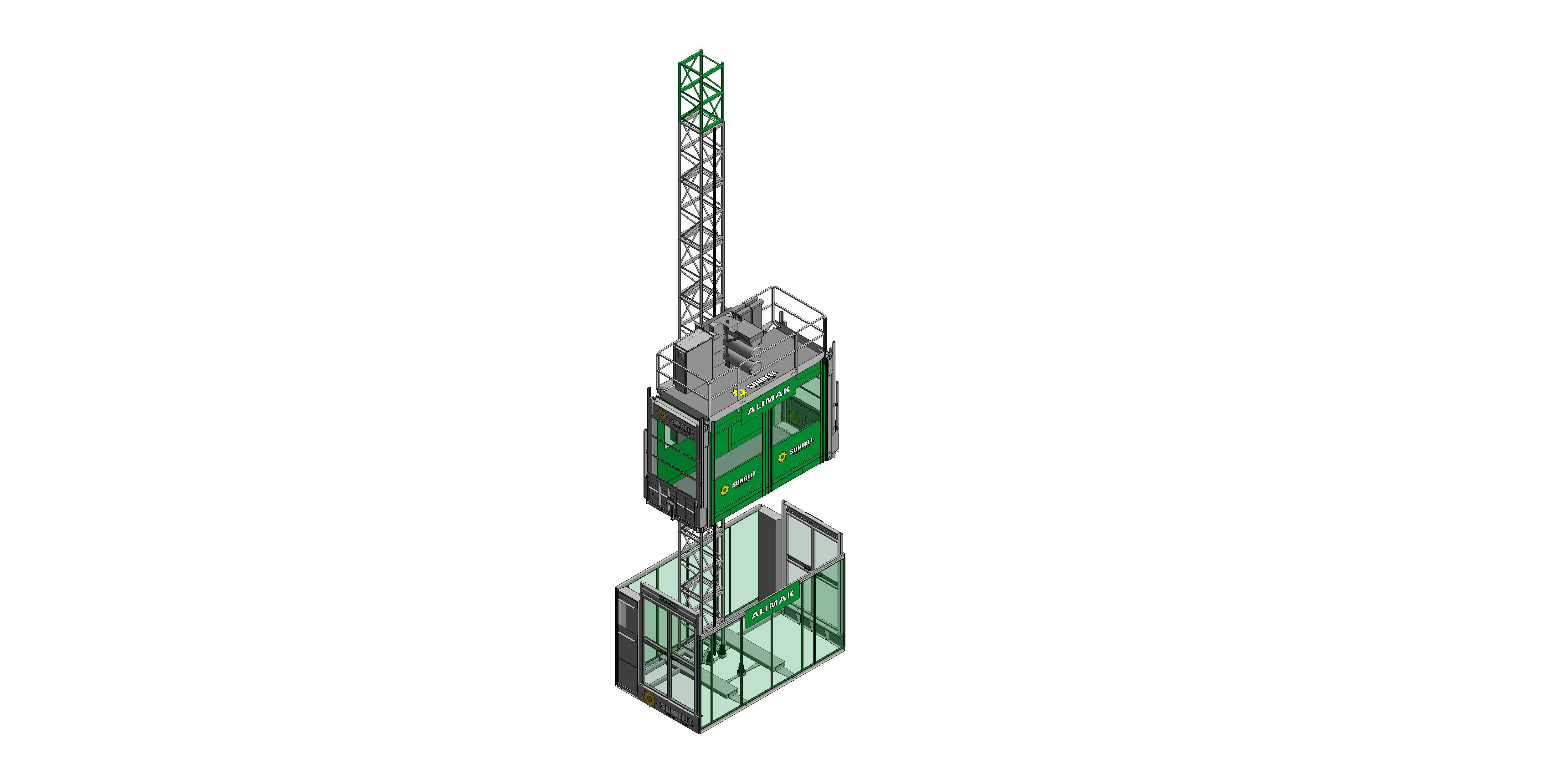 Product: Sunbelt Rentals -  Construction Hoists - Alimak 650 Single
