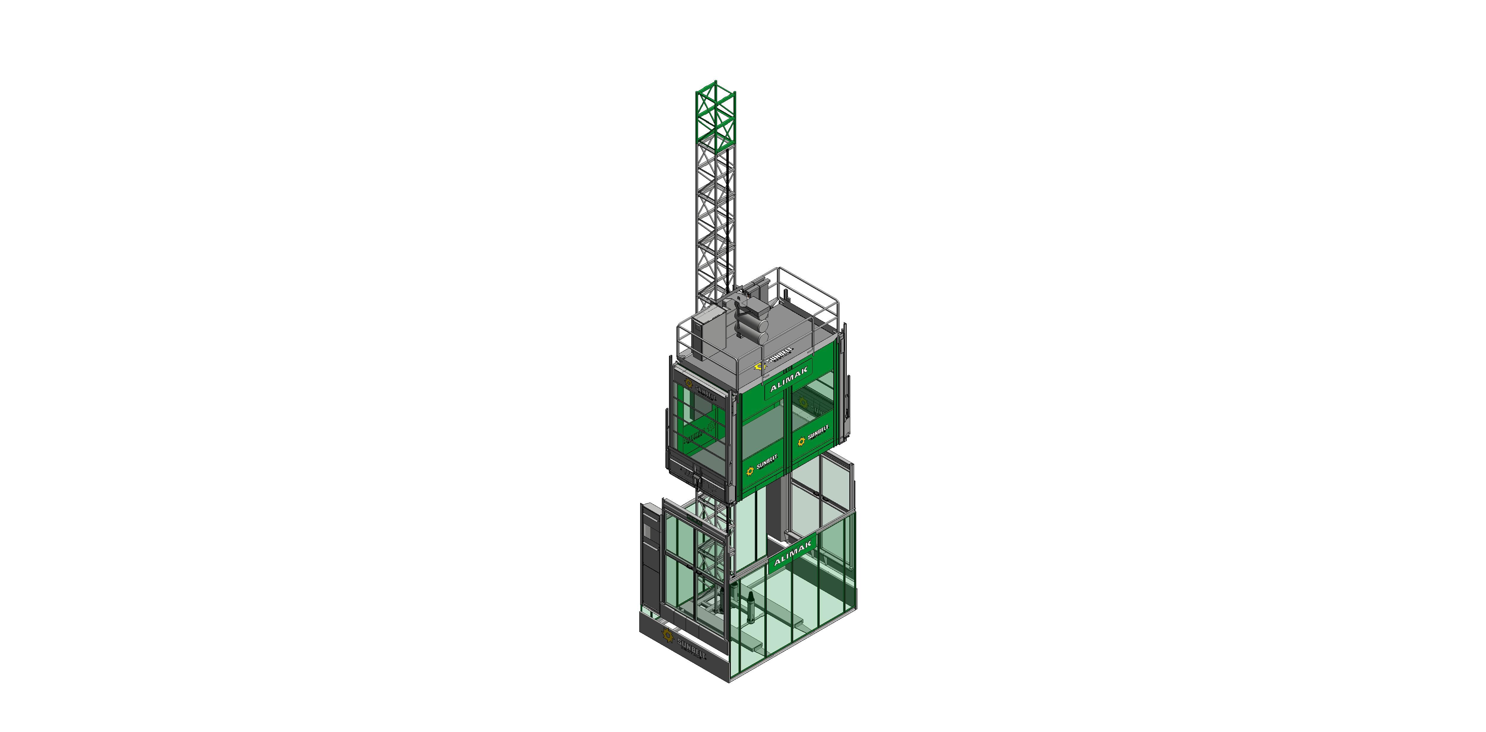 Product: Sunbelt Rentals -  Construction Hoists - Alimak 650 XL Single