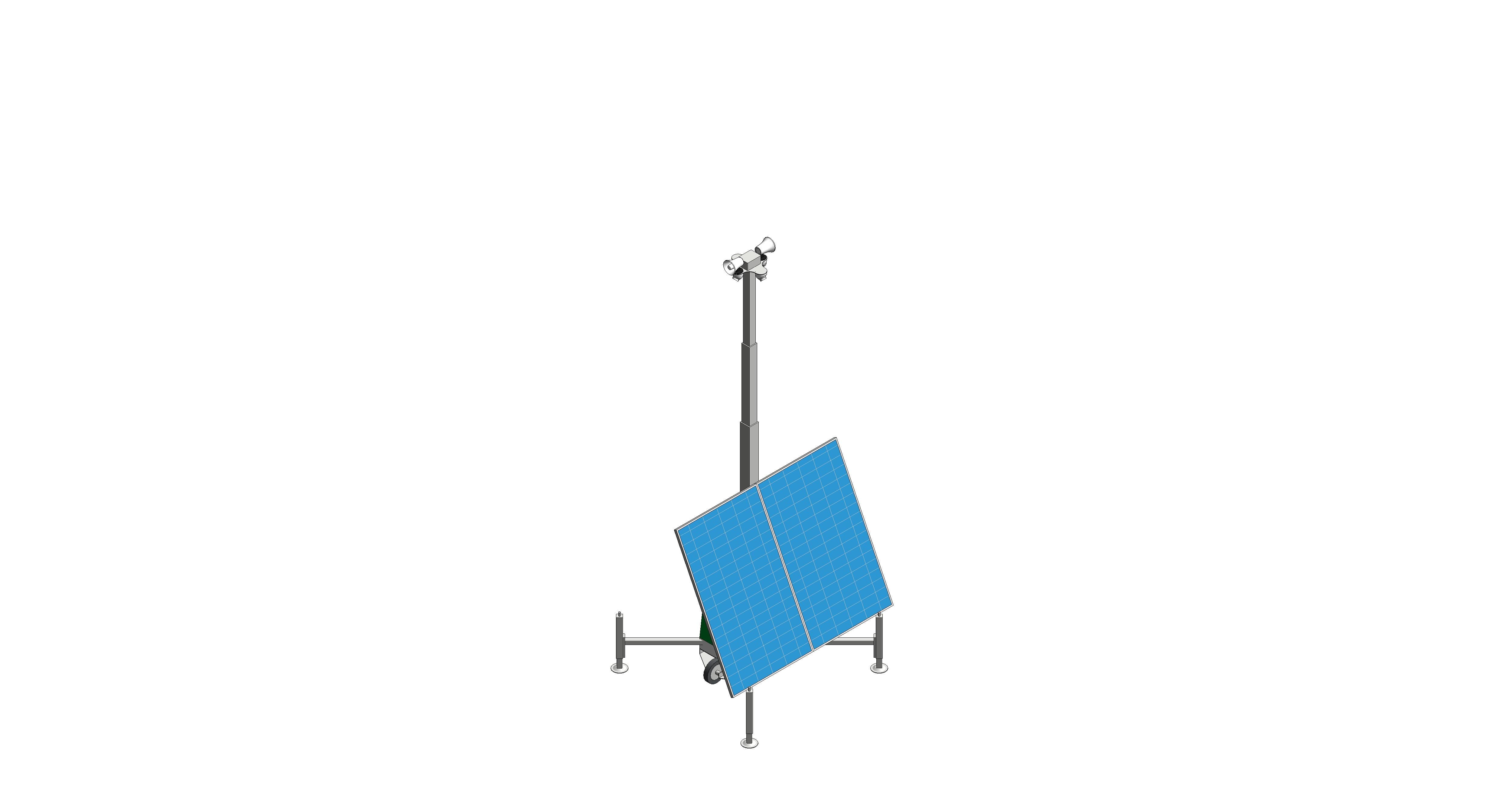 Product: Sunbelt Rentals - CCTV Tower - Kingdom Eco Solar Ai