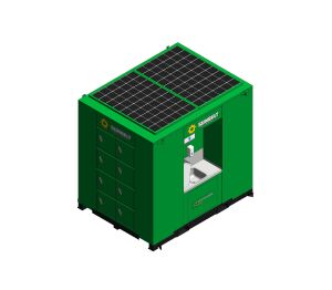 Product: Sunbelt Rentals - Tool Charging Station - AJC Easy Cabin Charge Pod with Hand Wash