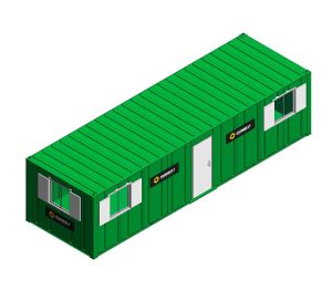 Product: Sunbelt Rentals - Office Open Plan - Thurston Group 32ft x 10ft (4 Windows)