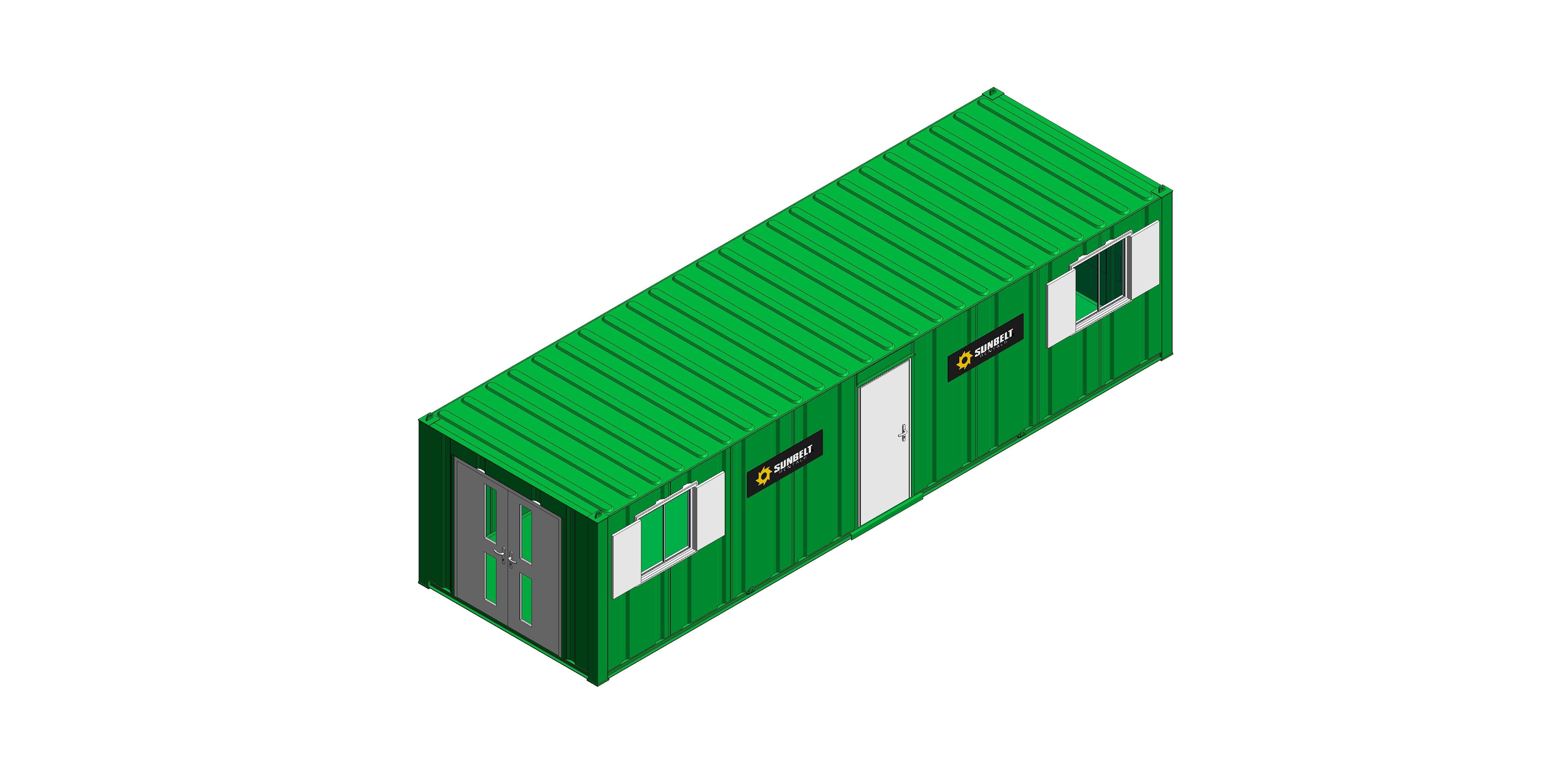 Product: Sunbelt Rentals - Office Open Plan - Thurston Group 32ft x 10ft (Reception)