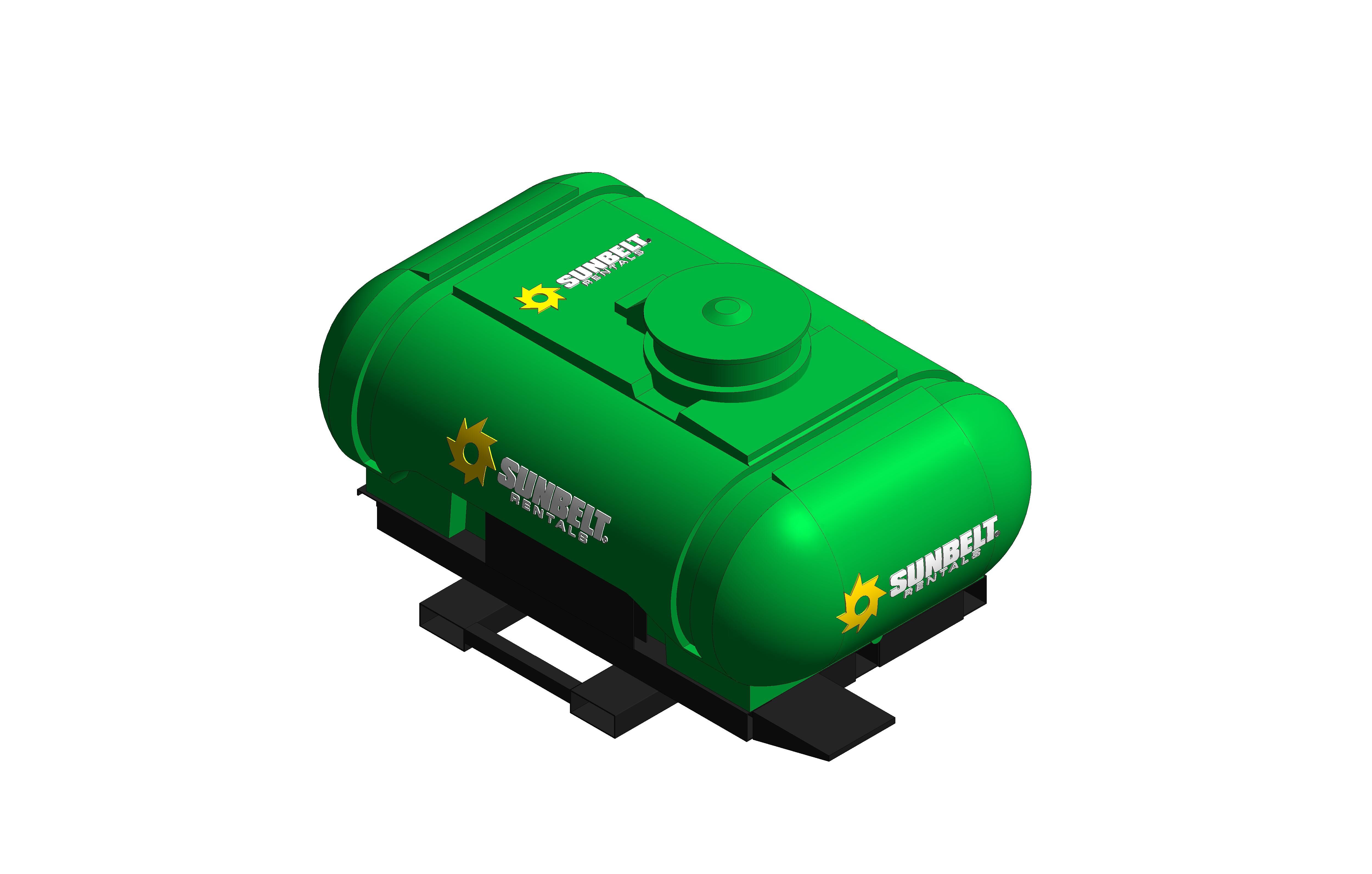 Product: Sunbelt Rentals - Water Storage Tank - Trailer Engineering 2000L Water Skid Bowser