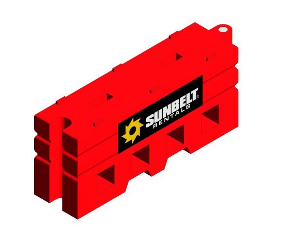 Product: Sunbelt Rentals - Oaklands Group RB22 Barrier (Single Unit)