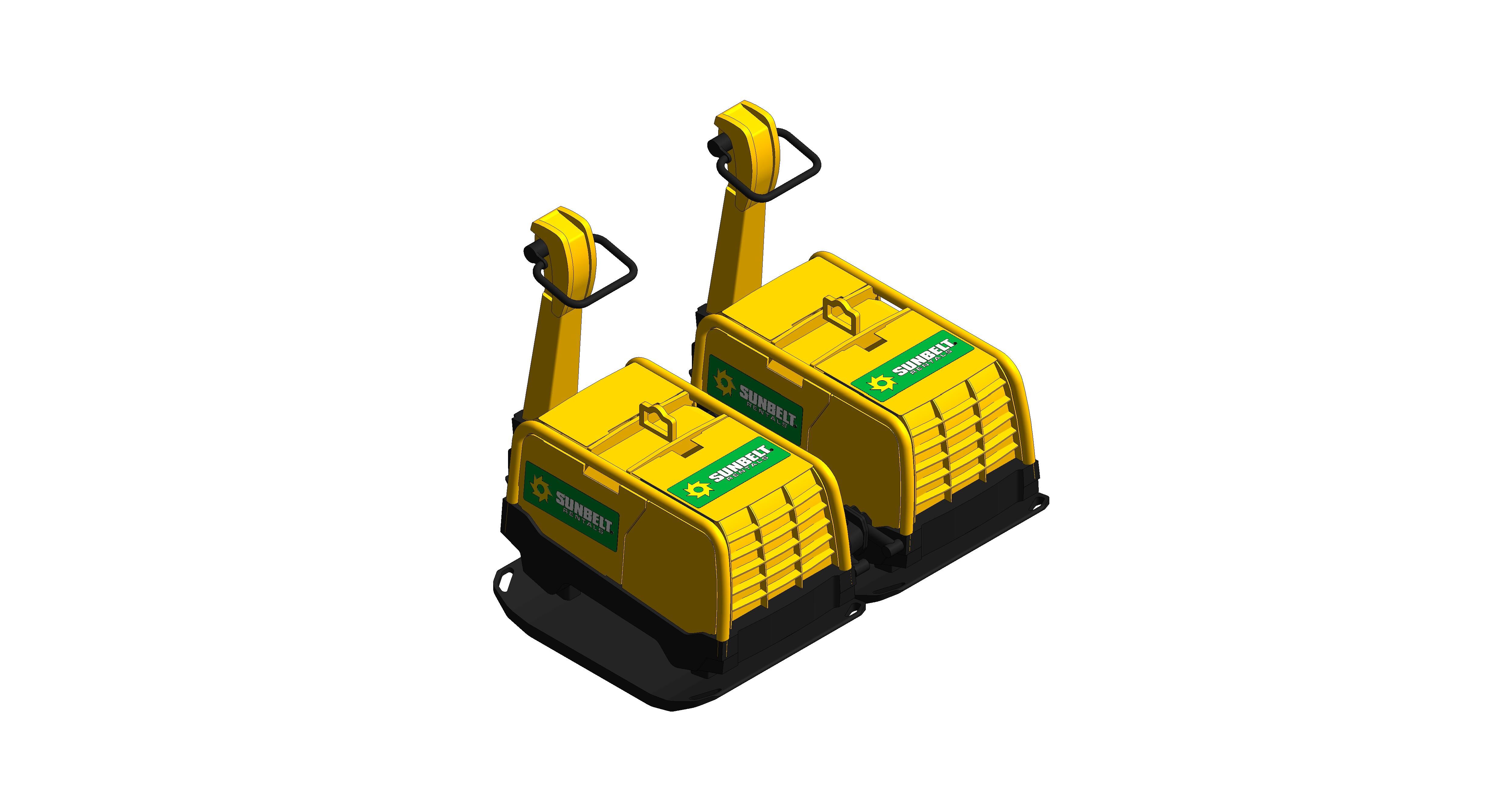 Product: Sunbelt Rentals - Compactor - Wacker Neuson Double (Rail)