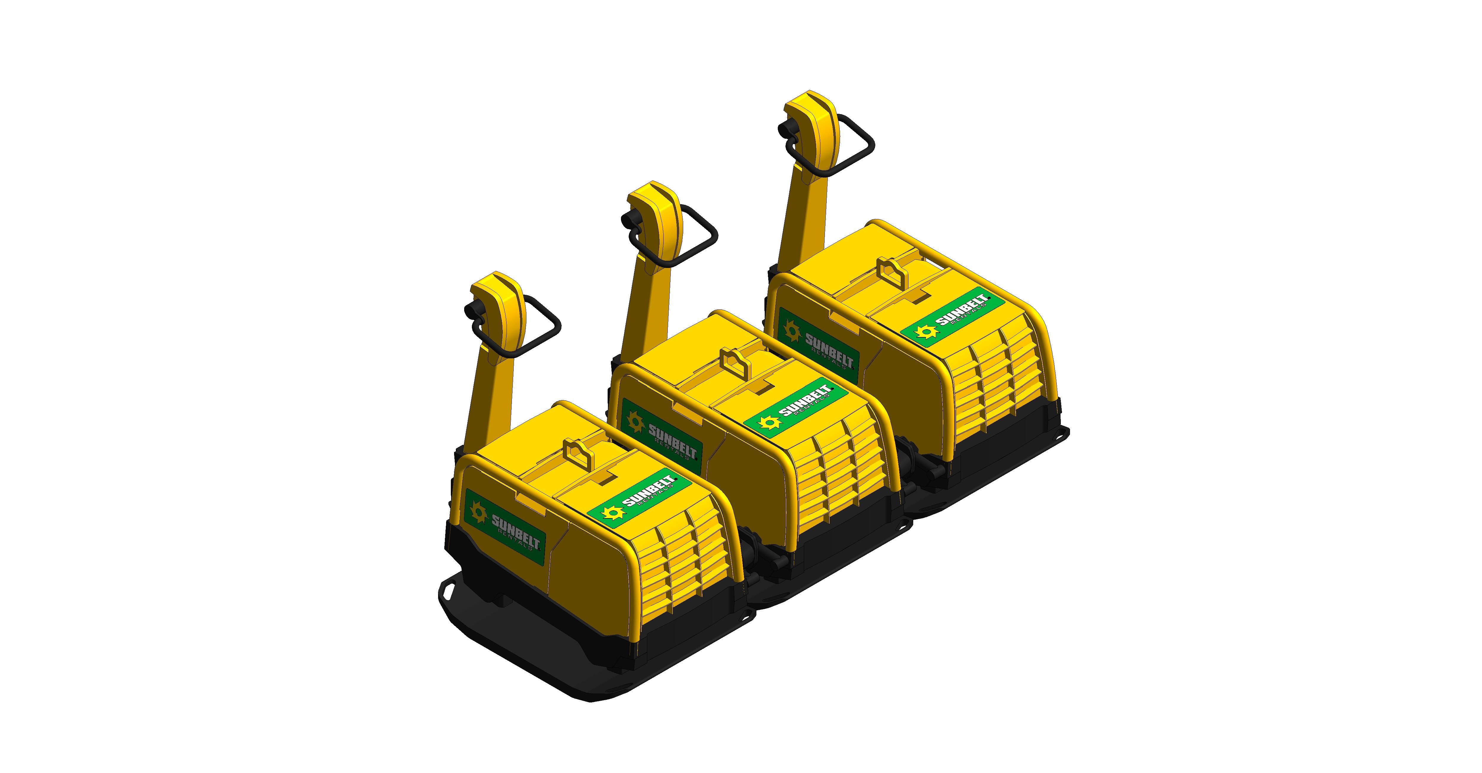 Product: Sunbelt Rentals - Compactor - Wacker Neuson Triple (Rail)