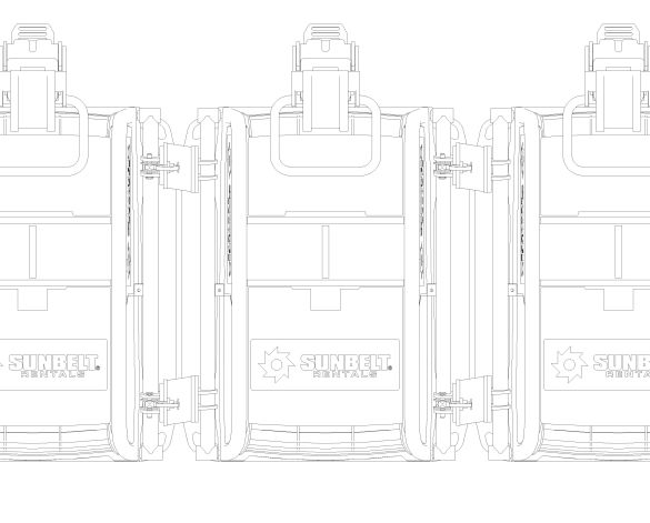 Product: Sunbelt Rentals - Compactor - Wacker Neuson Triple (Rail)