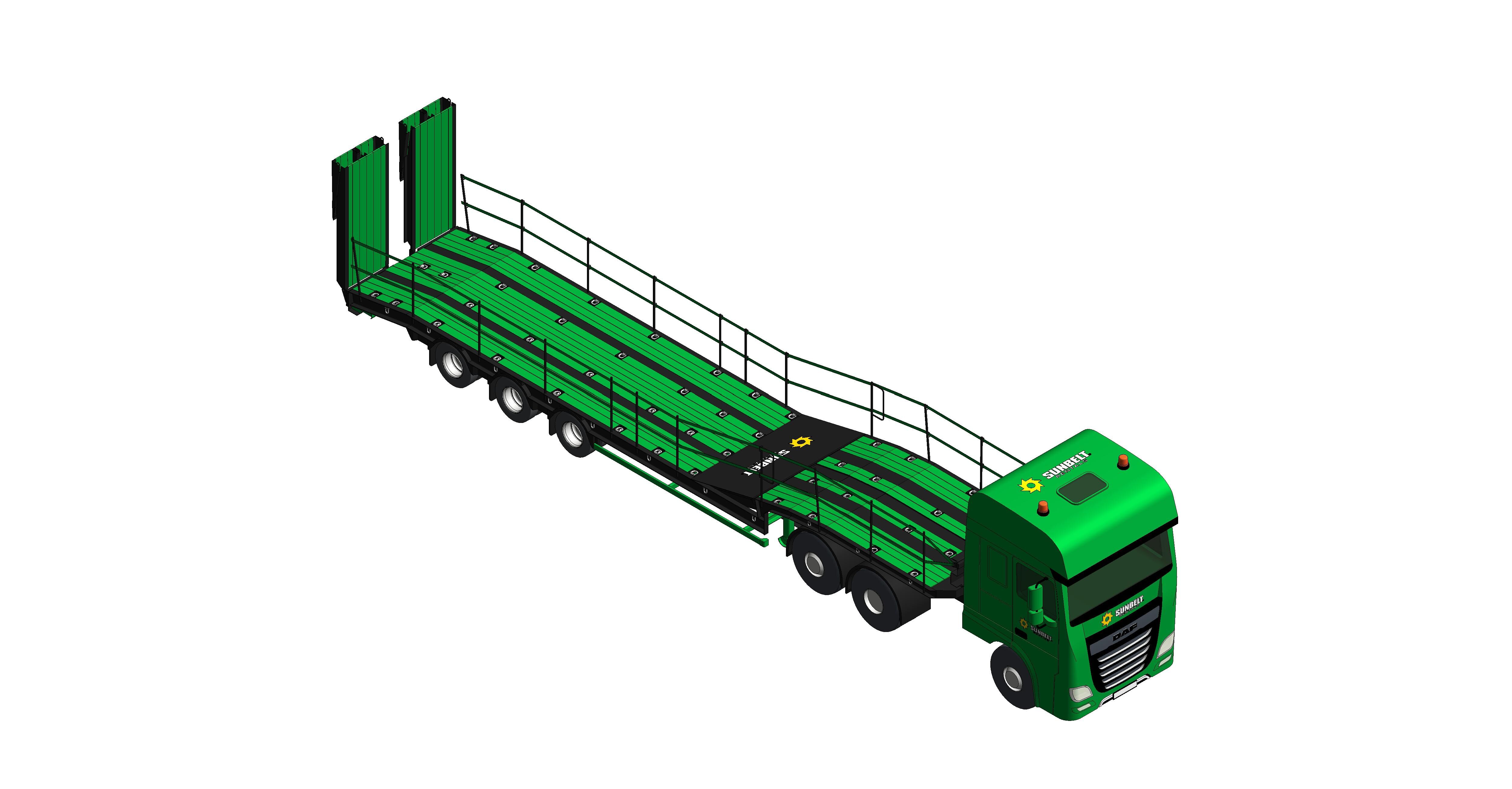 Product: Sunbelt Rentals - Truck - DAF Flat Bed