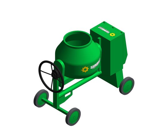 Product: Sunbelt Rentals - Electric Cement Mixer - Altrad Belle Premier 100XT