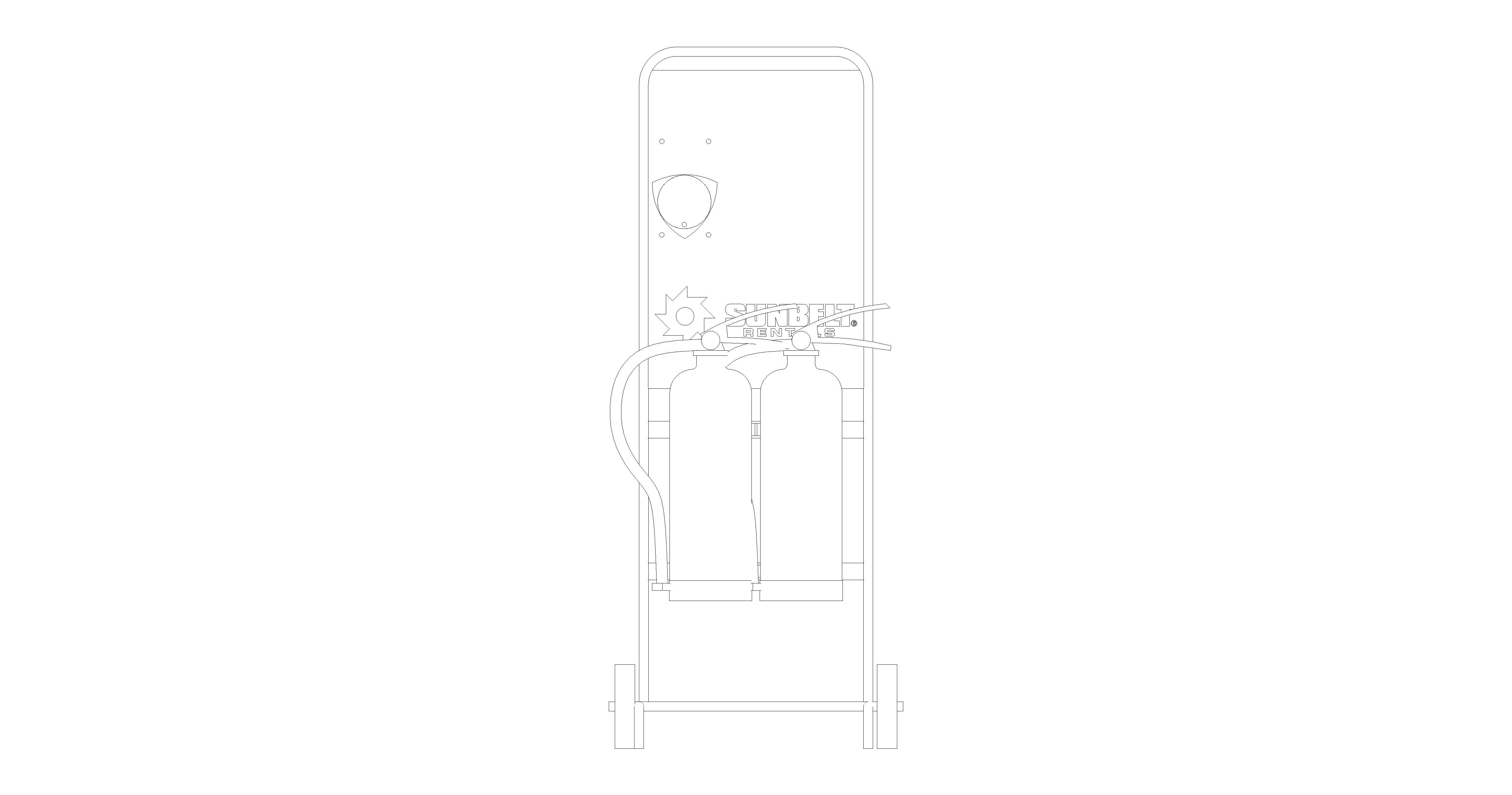 Product: Sunbelt Rentals - Fire Point Trolley - Bull TRLY05