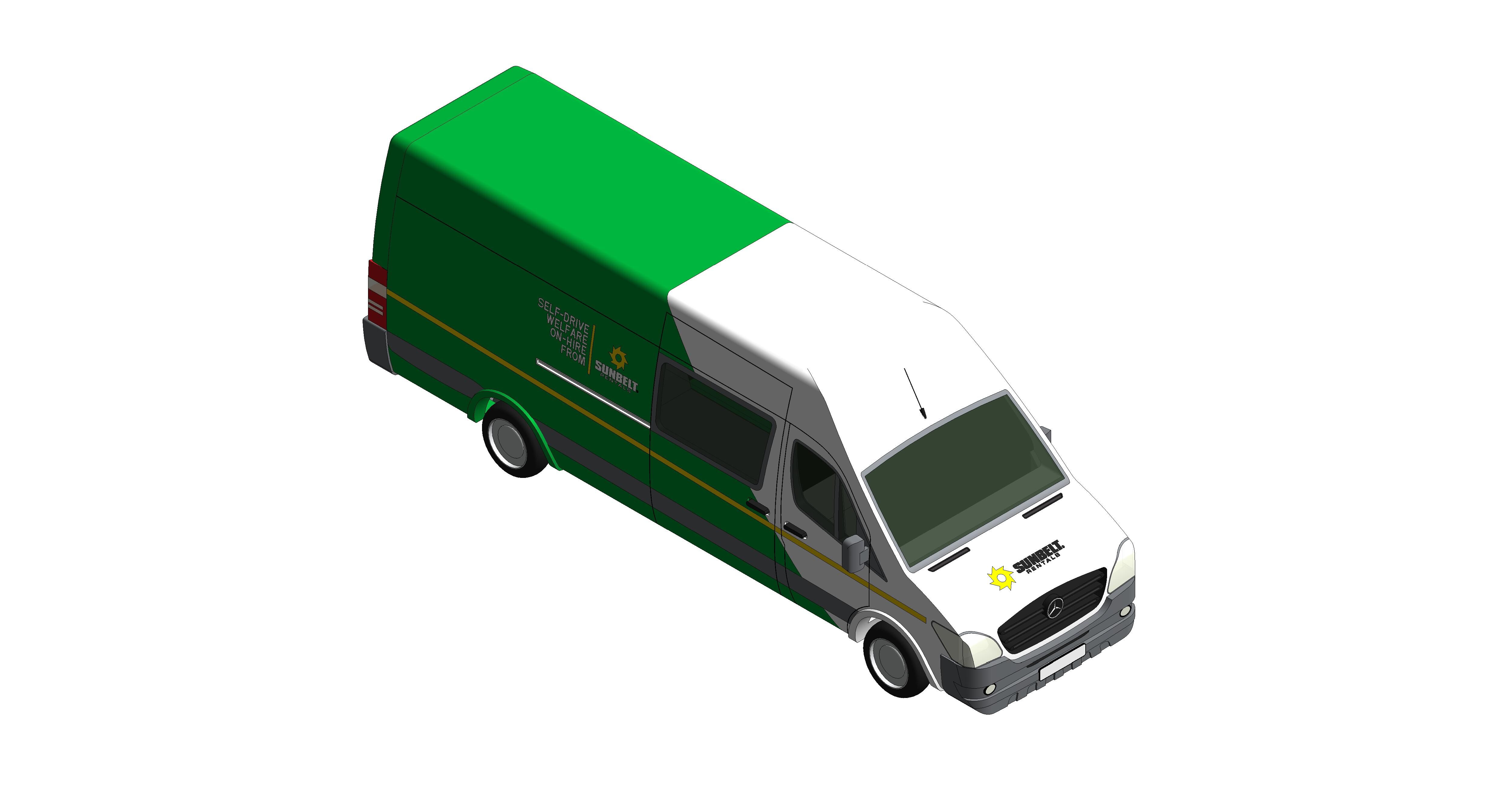 Product: Sunbelt Rentals - Van - Mercedes Welfare