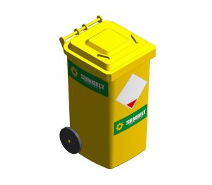 Product: Sunbelt Rentals - Spill Kit Wheeled Bin - 120 Litre
