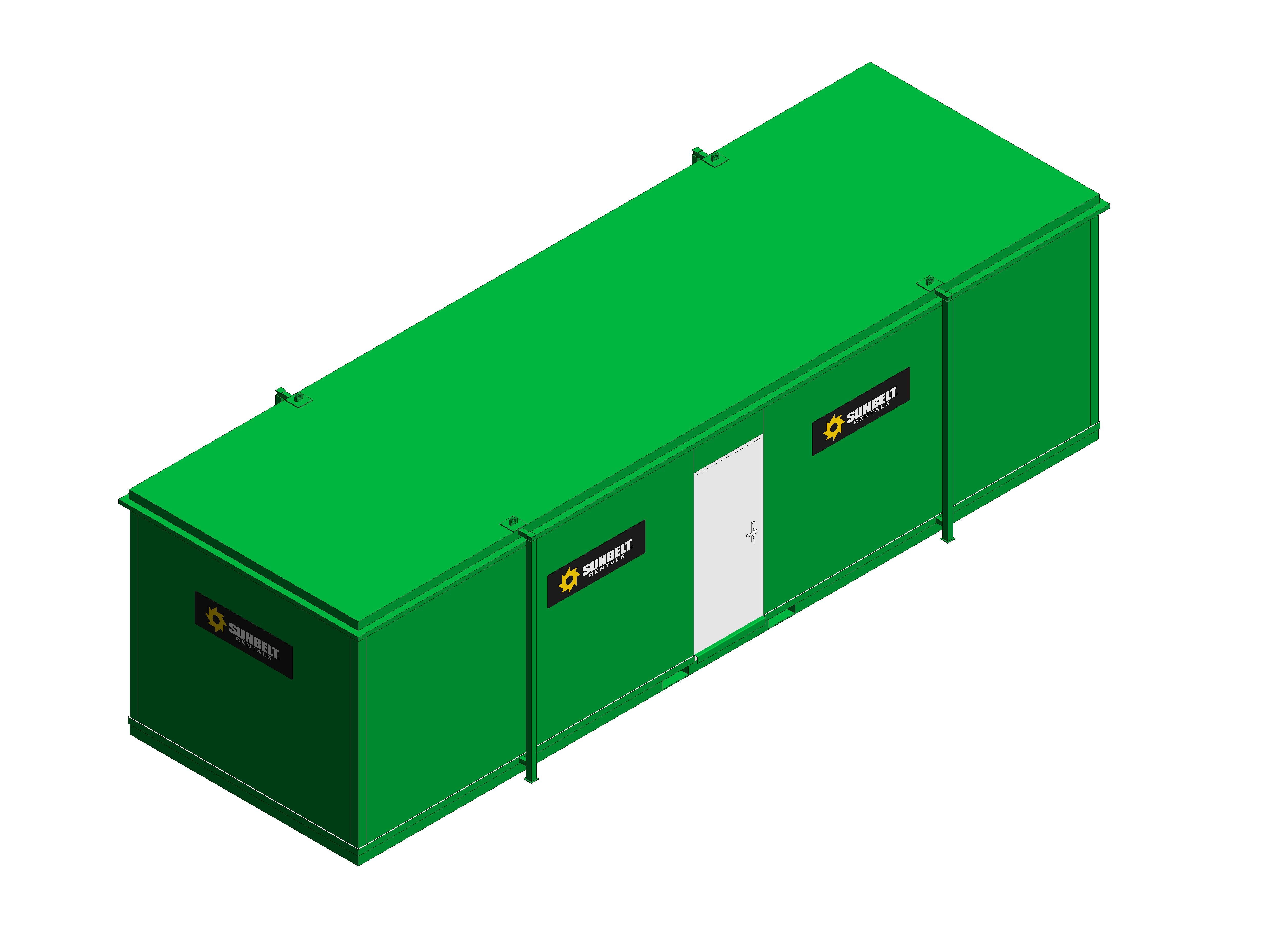 Product: Sunbelt Rentals - A Rated Cabin - Thurston Group Sureguard Eco A (3+2+1 WC Shower)