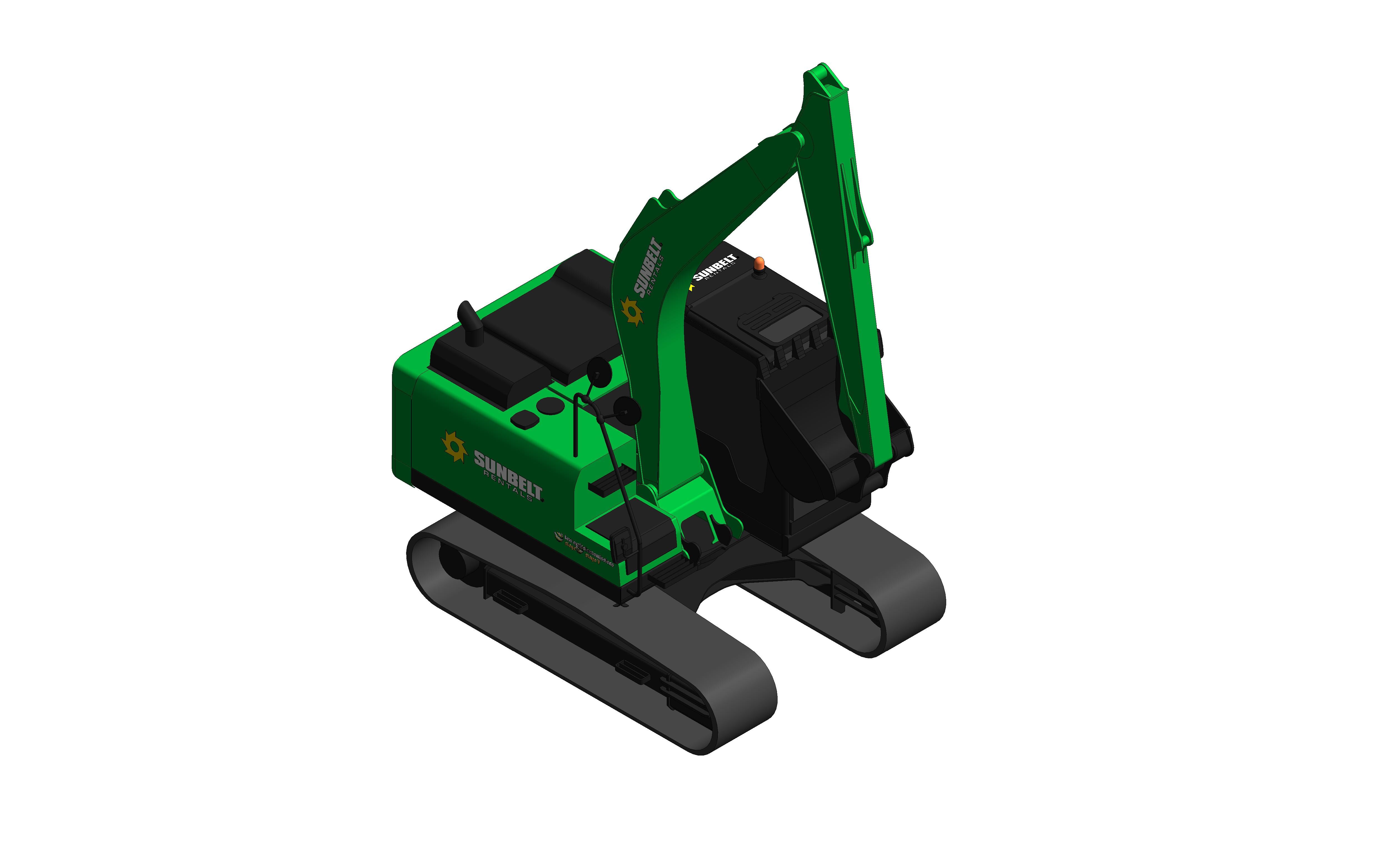 Product: Sunbelt Rentals - Medium Excavator - SANY SY135C
