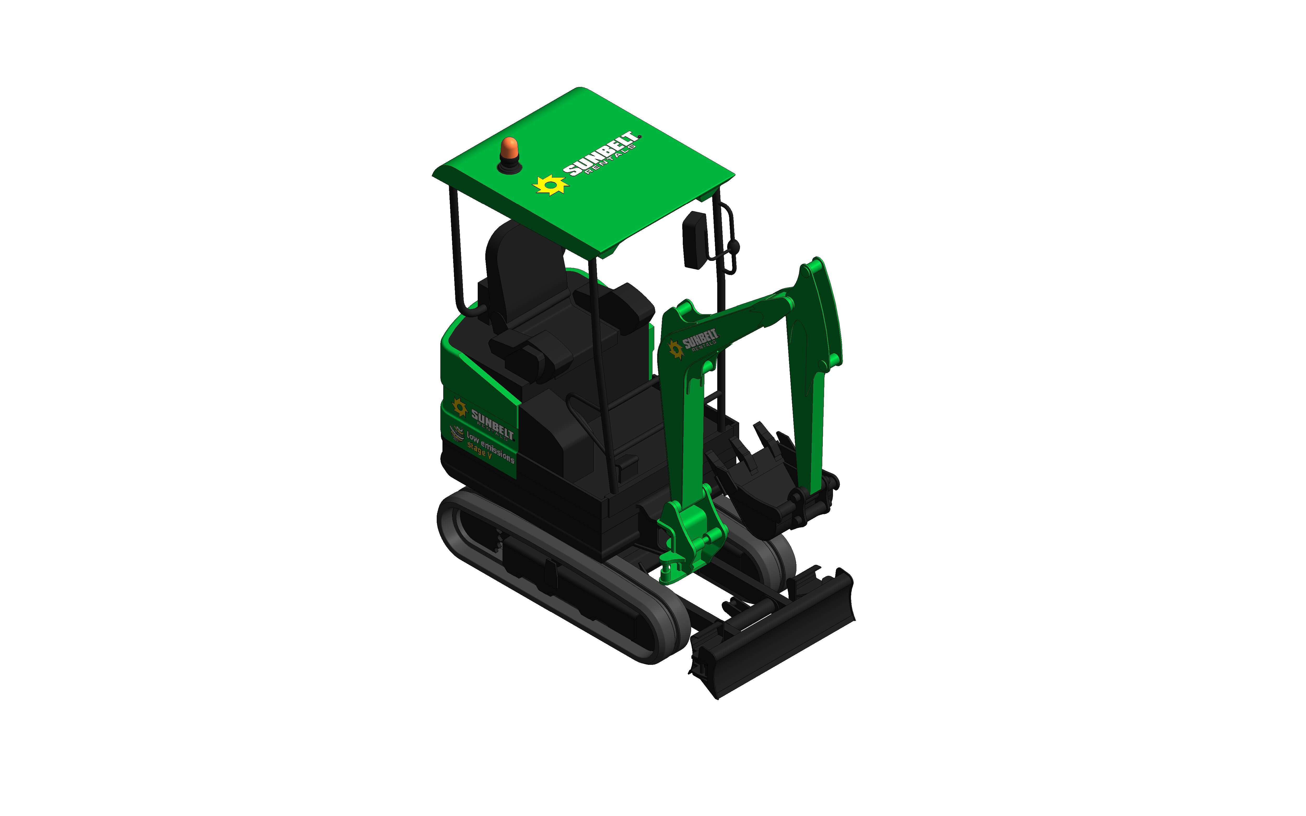 Product: Sunbelt Rentals - Mini Excavator - SANY SY16C