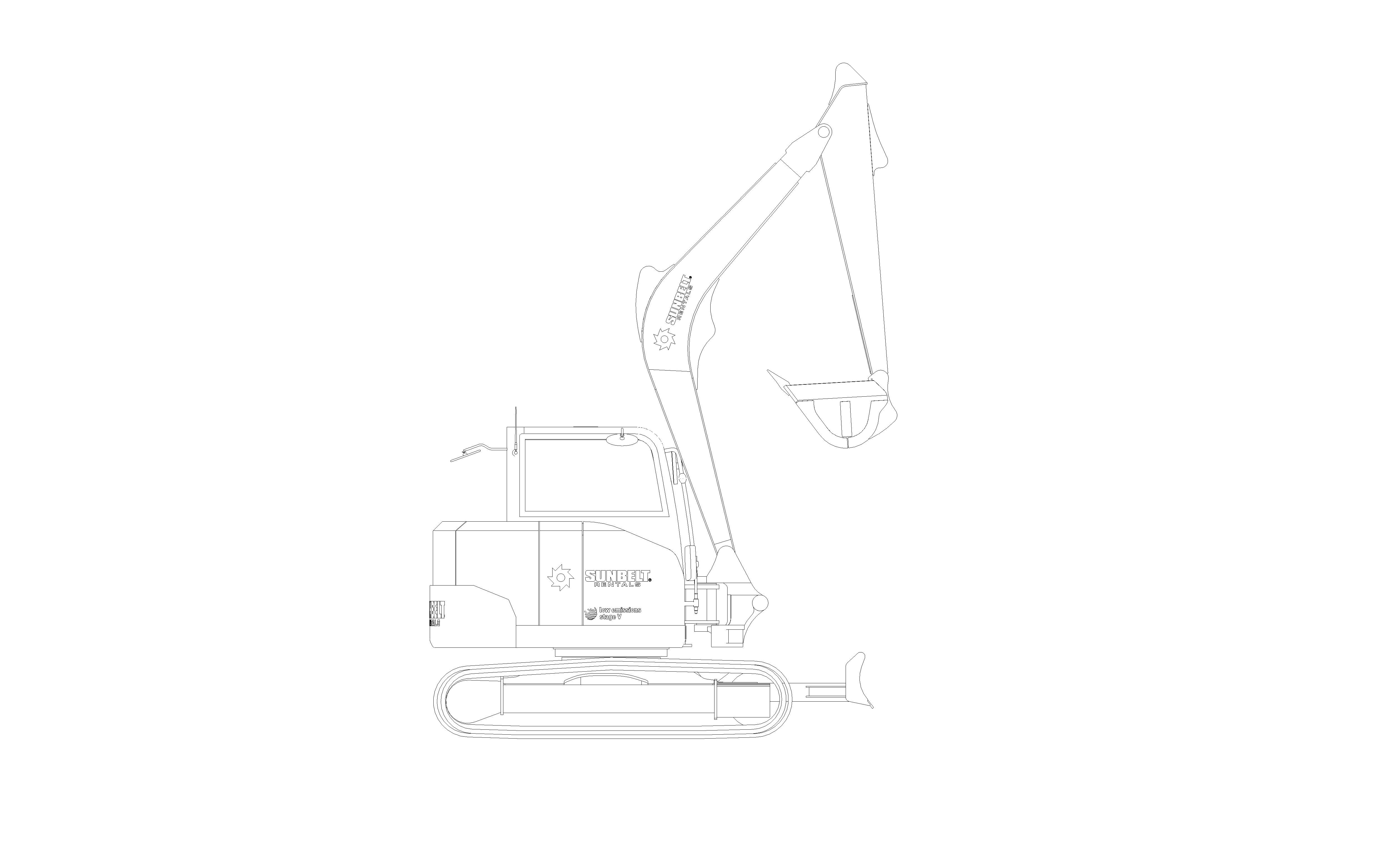 Product: Sunbelt Rentals - Mini Excavator - SANY SY80U