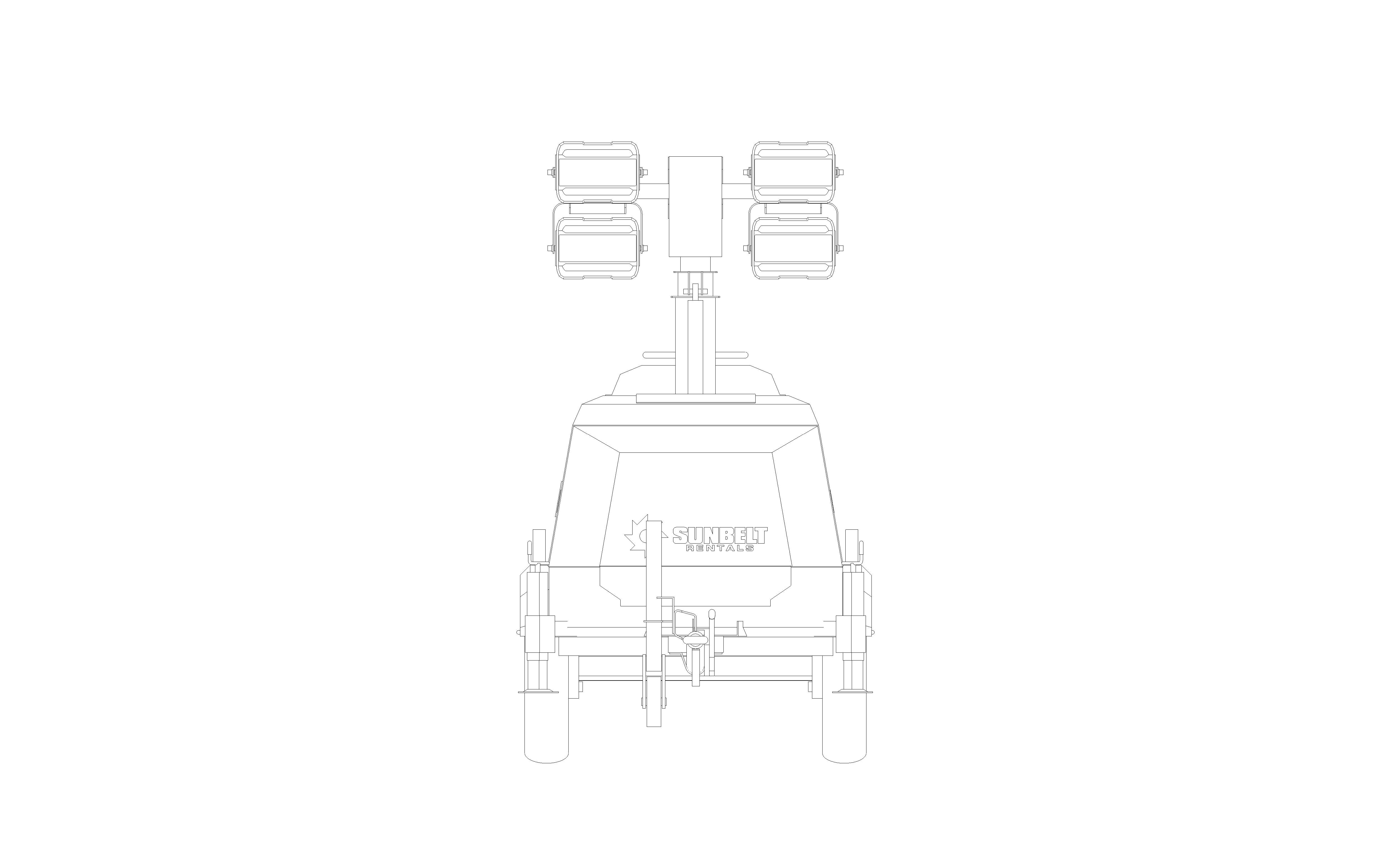 Product: Sunbelt Rentals - Tower Light - Generac LS05Y1A