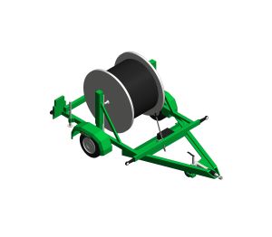 Product: Sunbelt Rentals - Cable Drum Trailer - Python TXCDS18