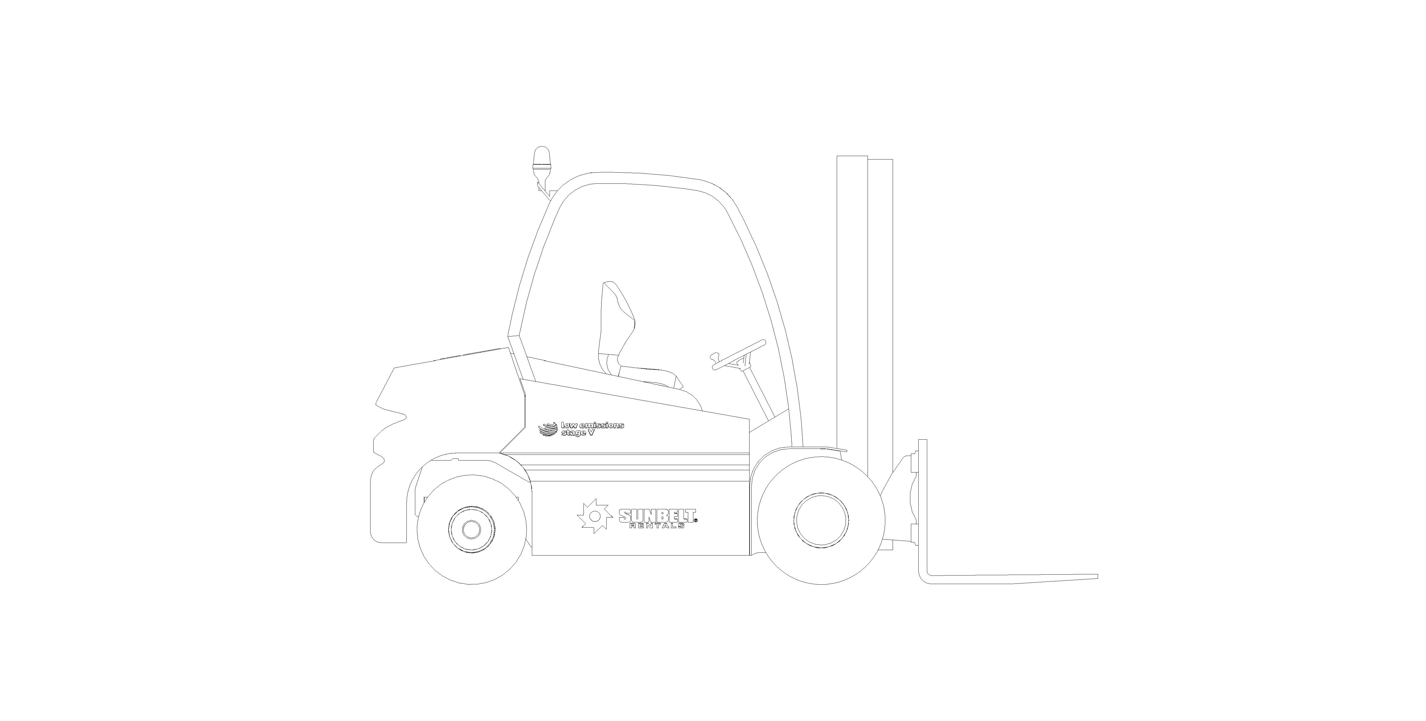 Product: Sunbelt Rentals - Lift Truck - Manitou MI 25 D STS