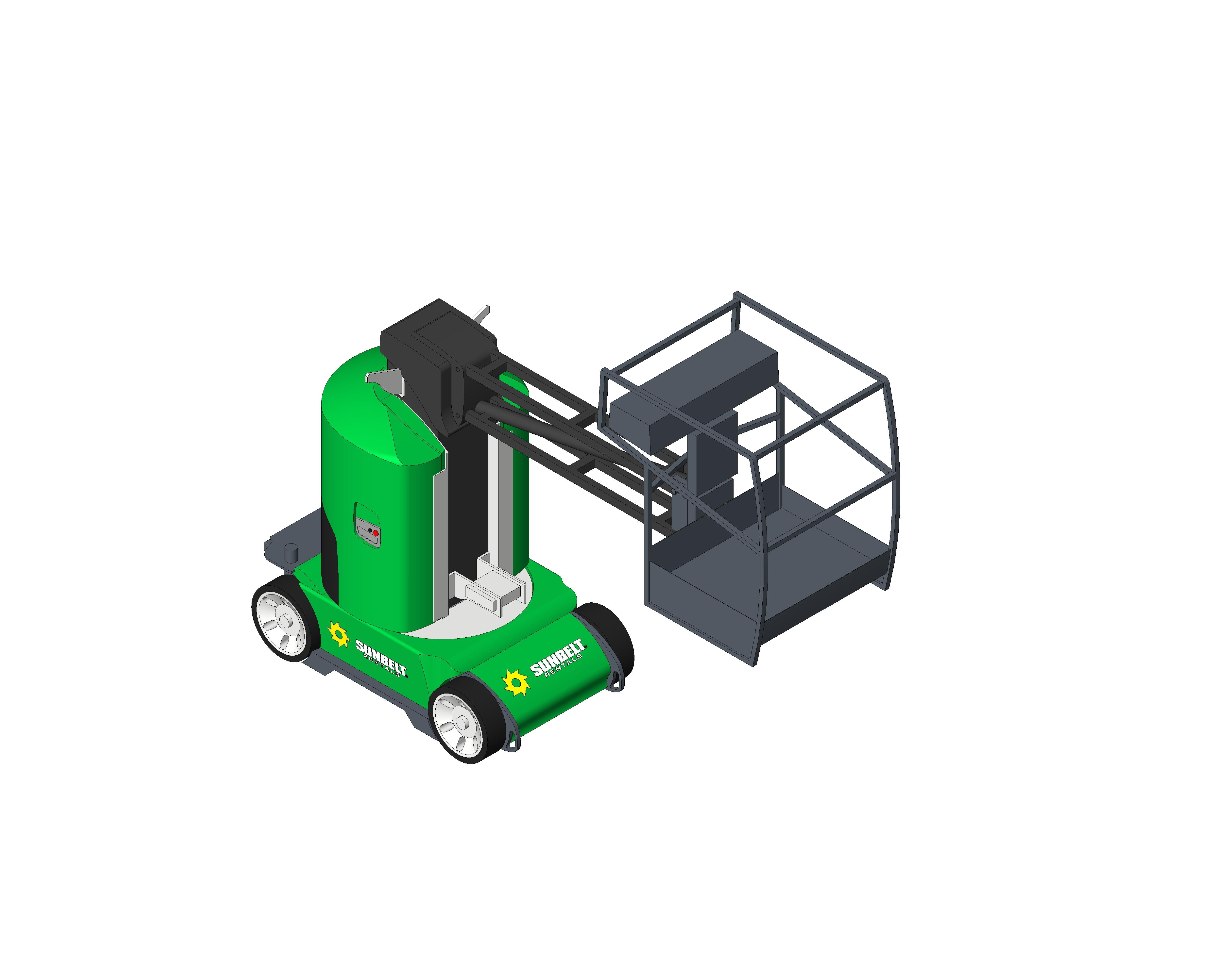 Product: Sunbelt Rentals - Telehandler - Manitou 100-VJR