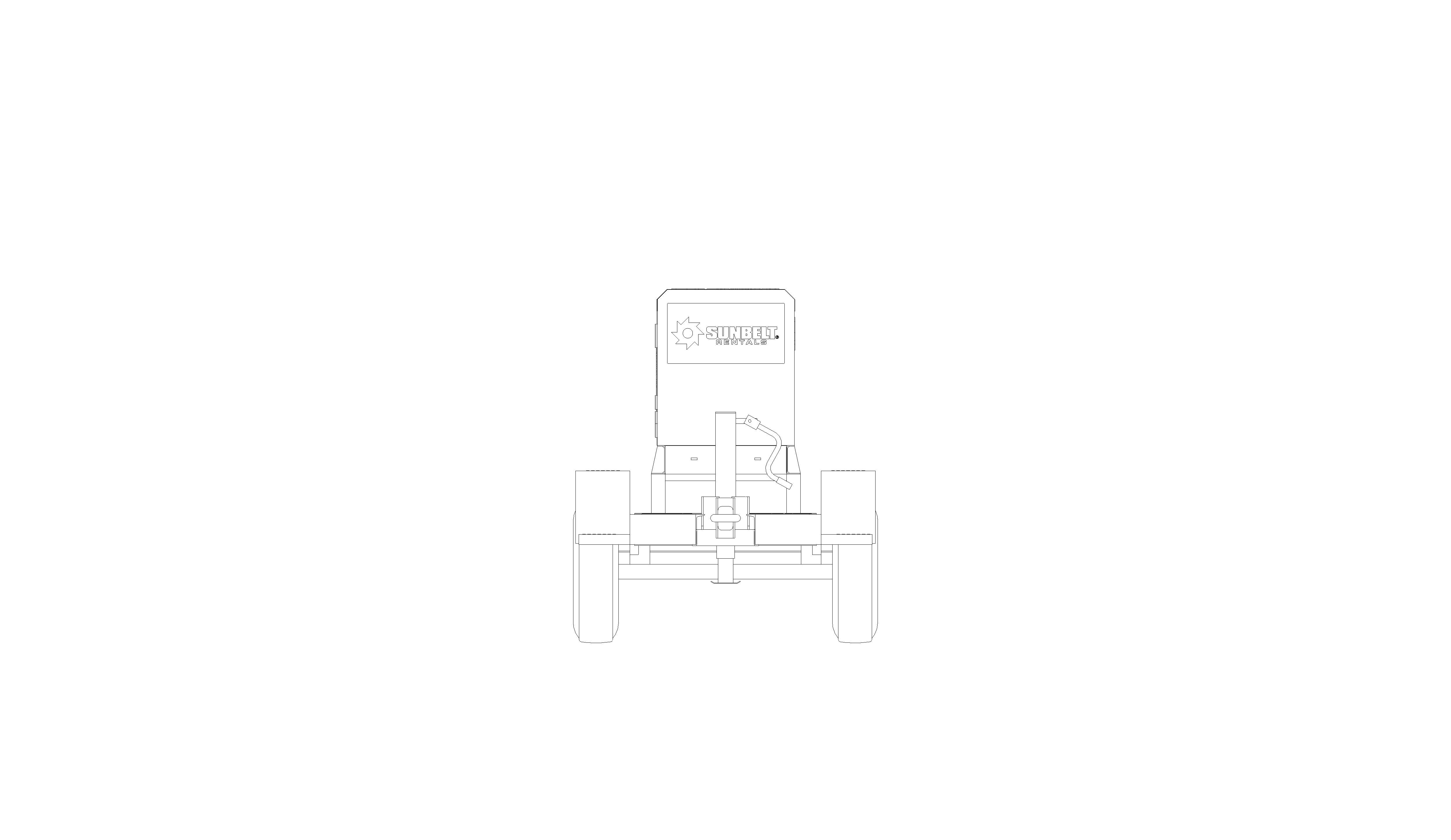 Product: Sunbelt Rentals - Diesel Generator Trailer Mounted - Denyo 20KV