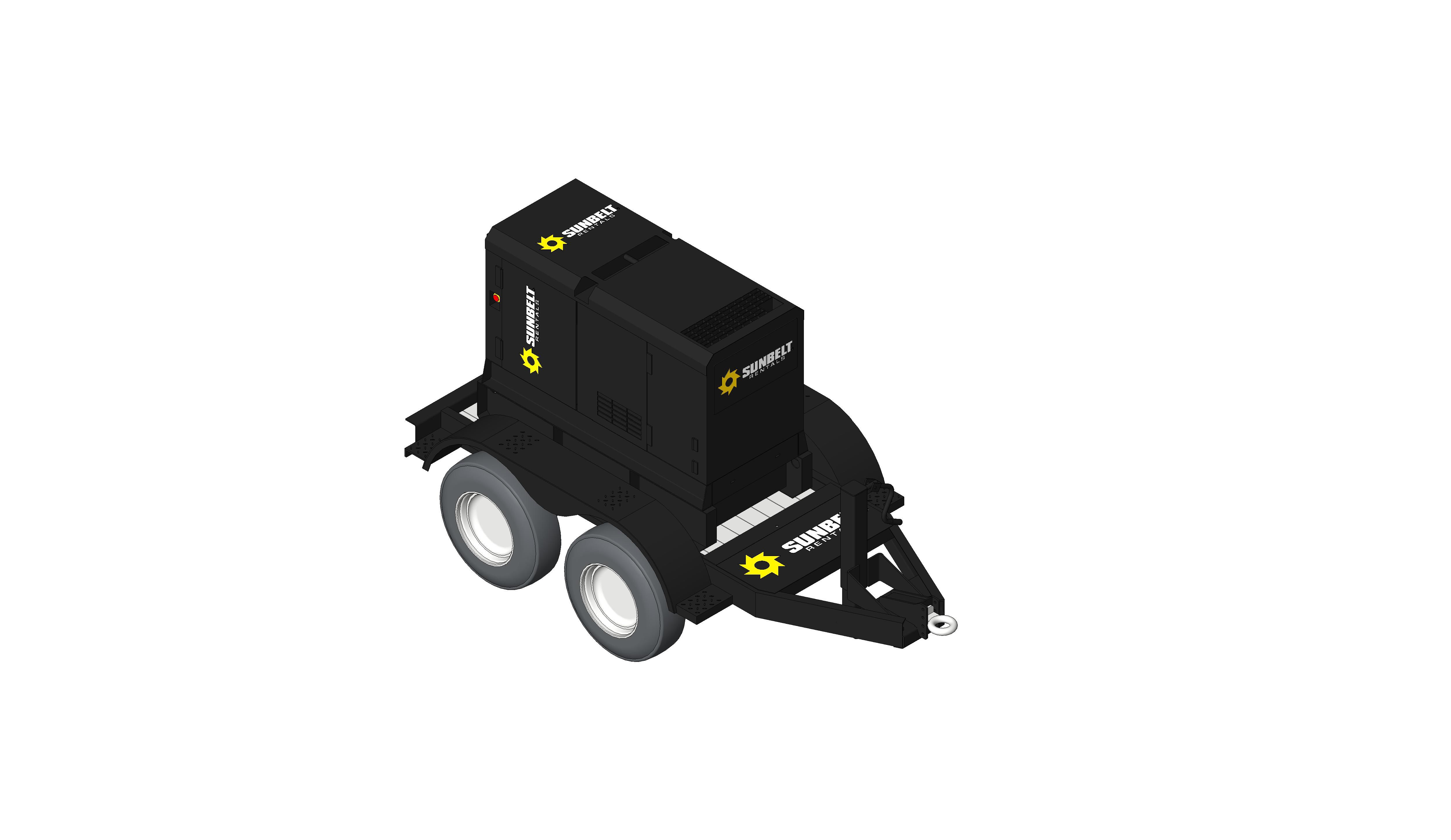 Product: Sunbelt Rentals - Diesel Generator Trailer Mounted - Denyo 20KV