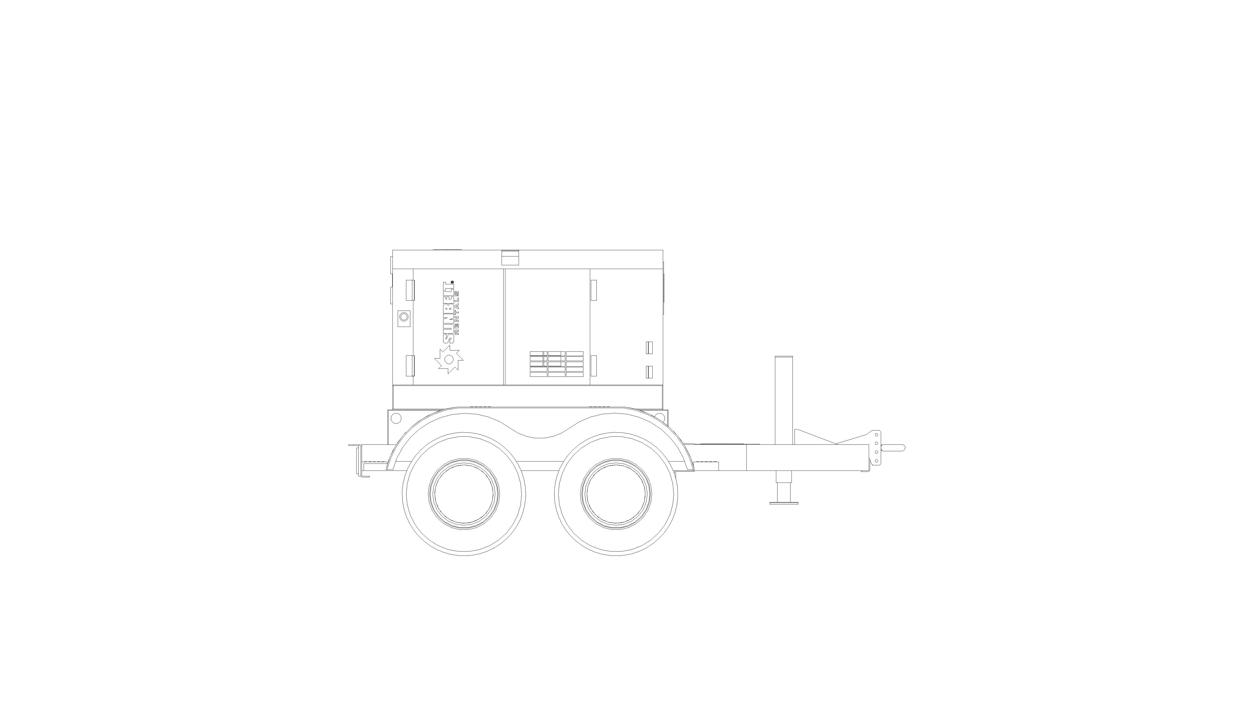 Product: Sunbelt Rentals - Diesel Generator Trailer Mounted - Denyo 20KV