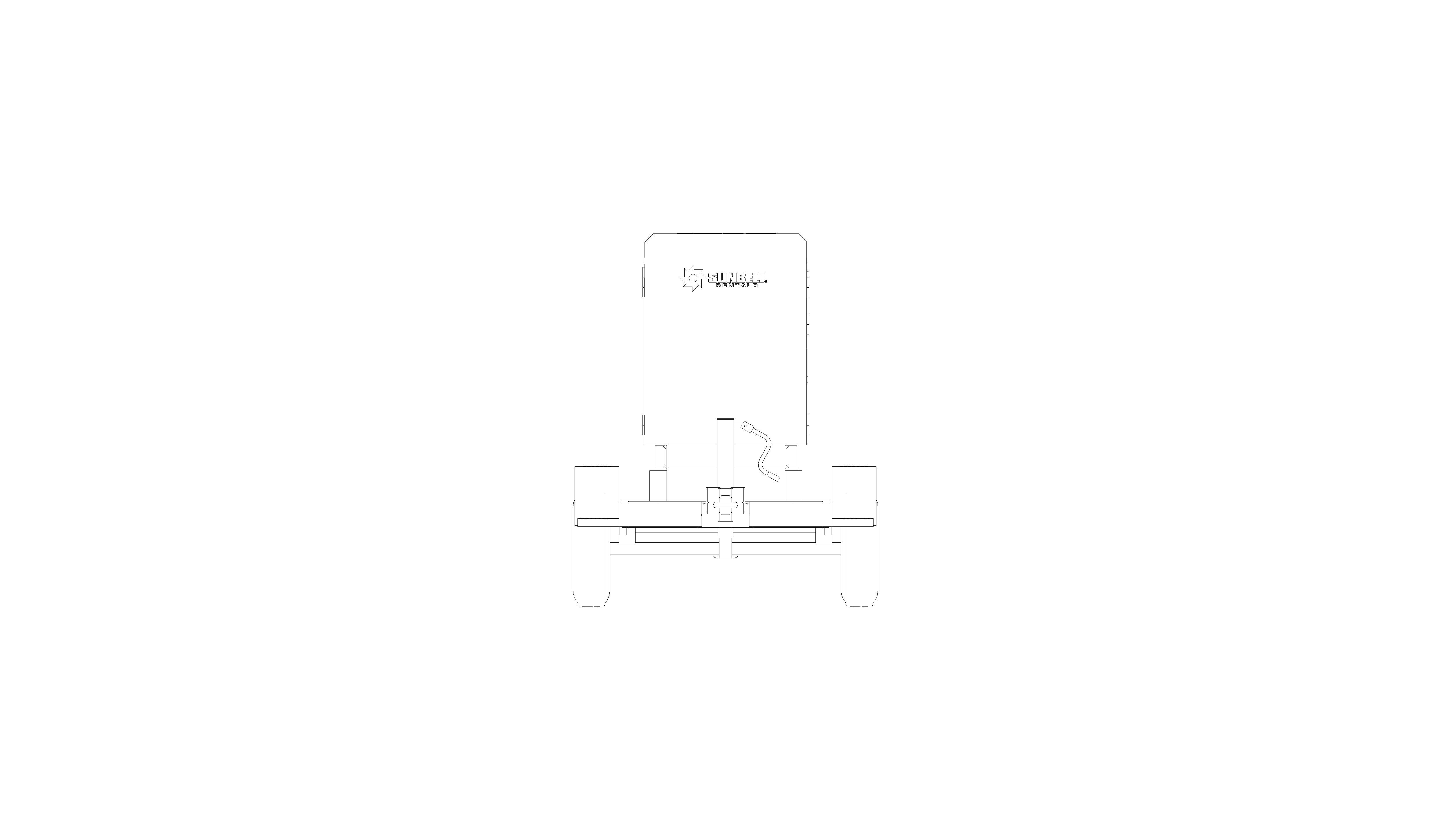 Product: Sunbelt Rentals - Diesel Generator Trailer Mounted - Denyo 60KV