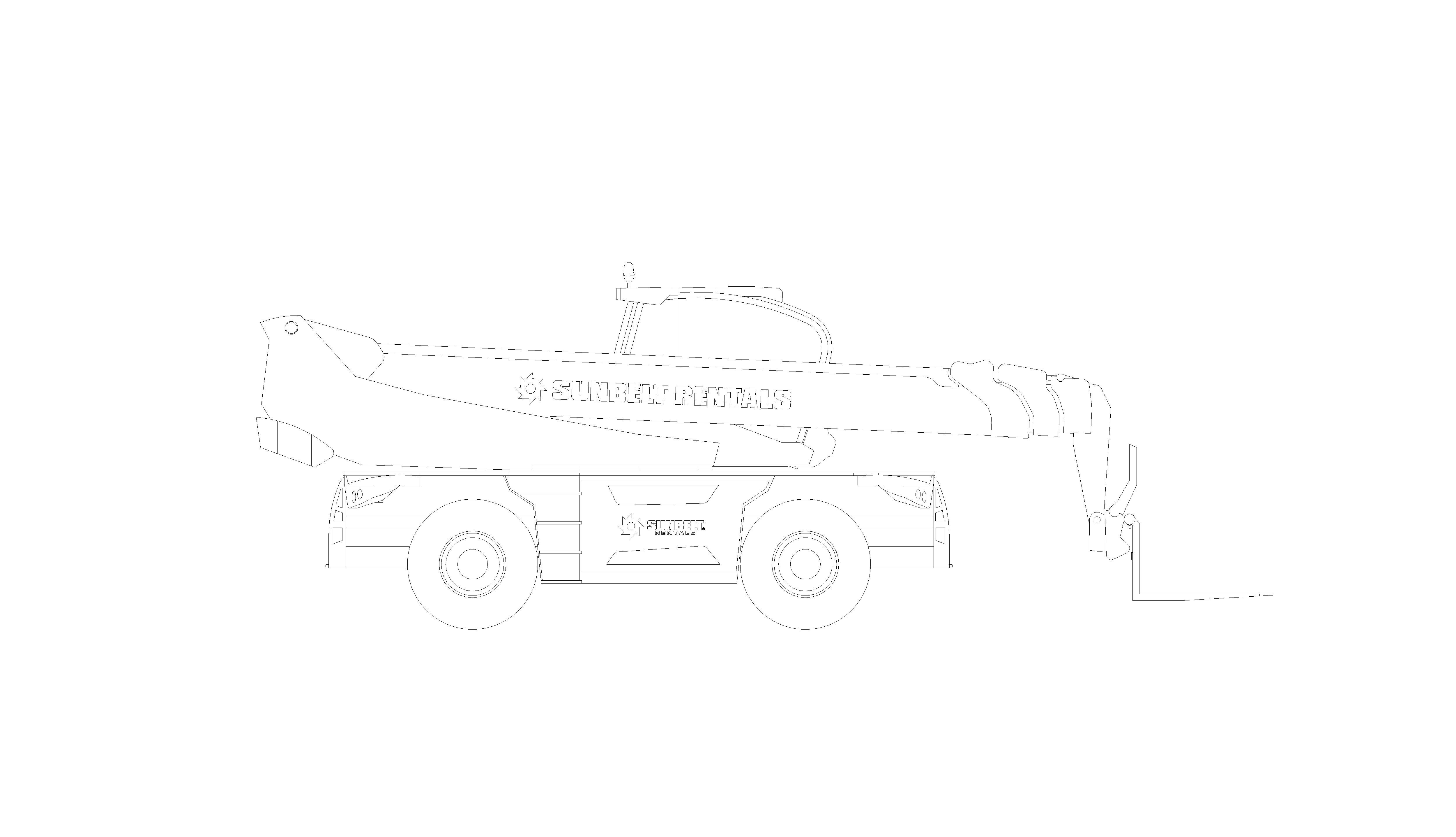 Product: Sunbelt Rentals - Telehandler - Manitou MRT 2660