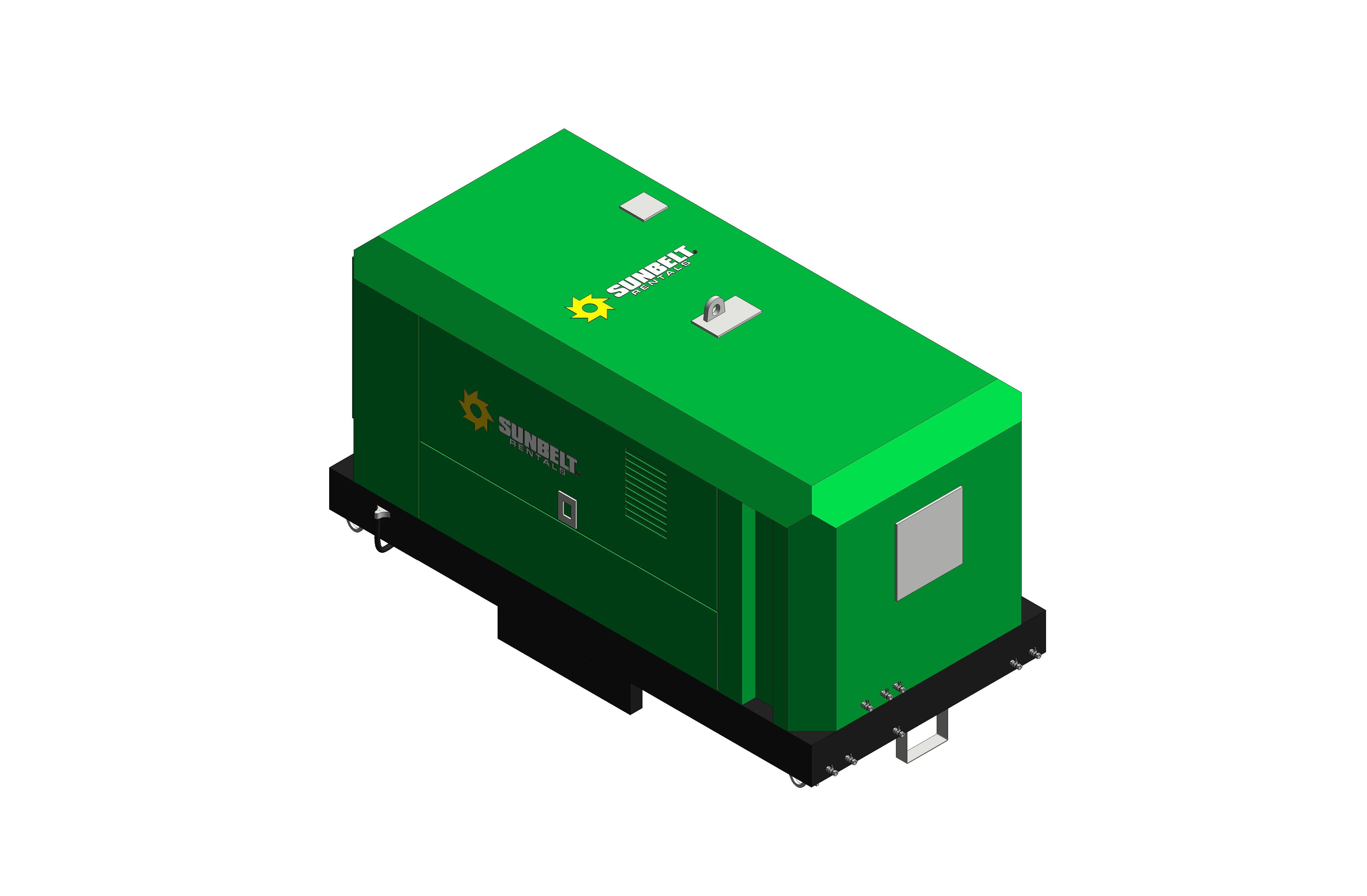 Product: Sunbelt Rentals - Compressor - Doosan PA7205 BSE