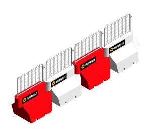 Product: Sunbelt Rentals - Waterfilled Barrier 1m (Array)