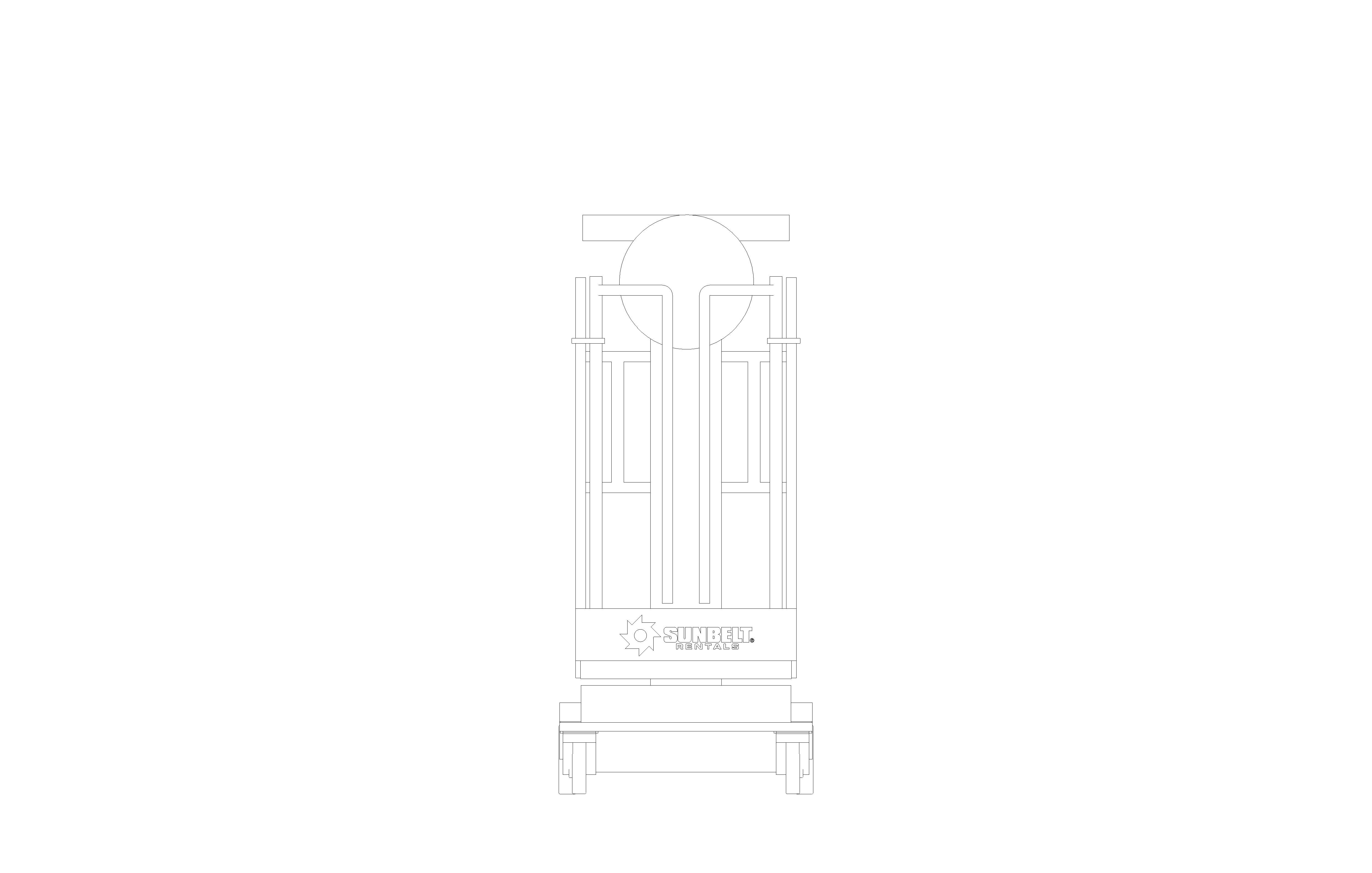 Product: Sunbelt Rentals - Platform Lift - Axolift IQ7-4