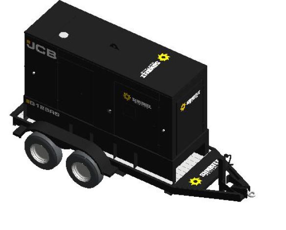 Product: Sunbelt Rentals - Diesel Generator Trailer - JCB G125RS