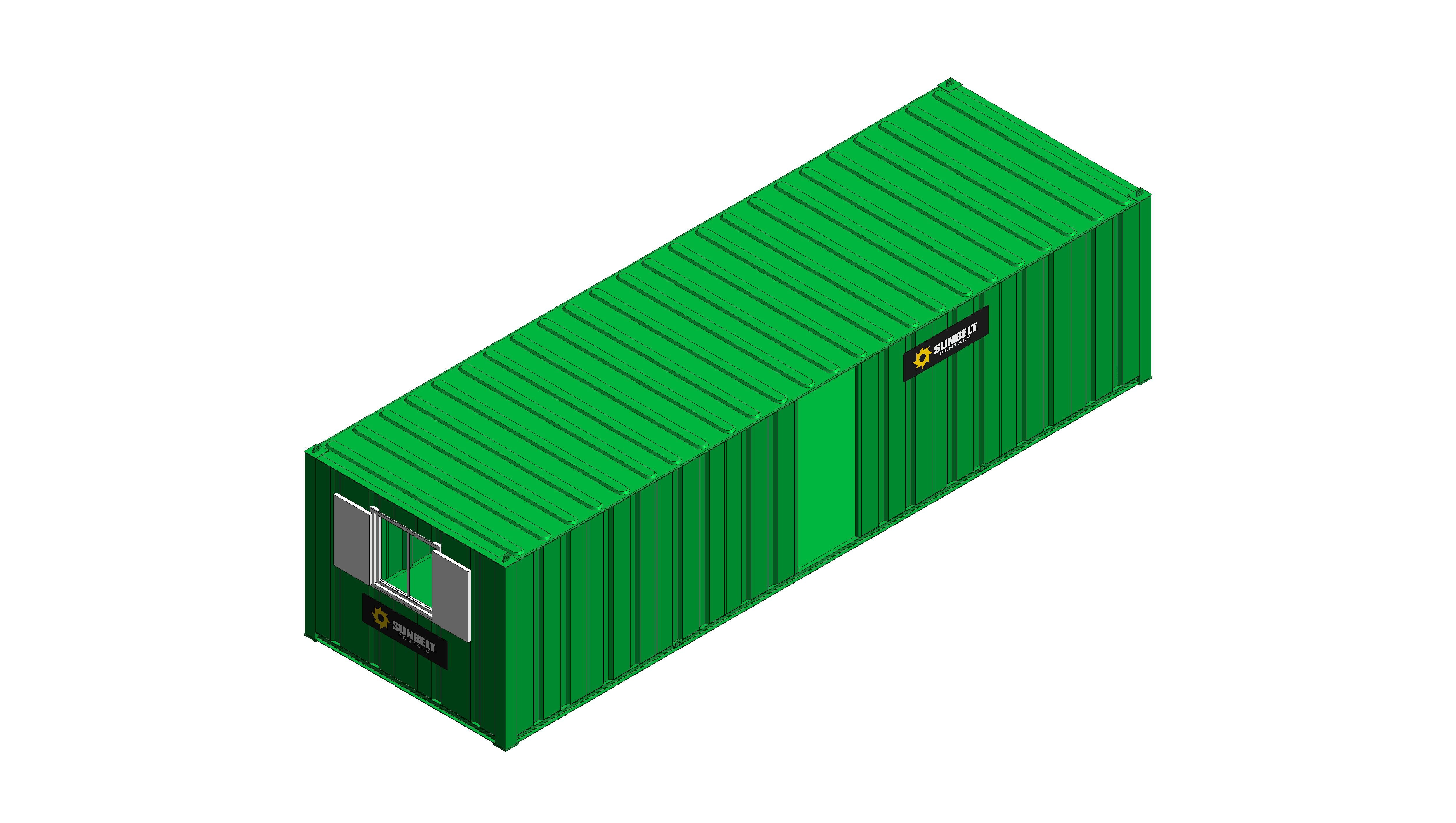 Product: Sunbelt Rentals - Office Open Plan - Thurston Group 32ft x 10ft Internal Unit