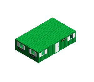 Product: Sunbelt Rentals - Office Open Plan - Thurston Group 32ft x 10ft Single Storey 2 Stack