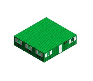 Product: Sunbelt Rentals - Office Open Plan - Thurston Group 32ft x 10ft Single Storey 3 Stack