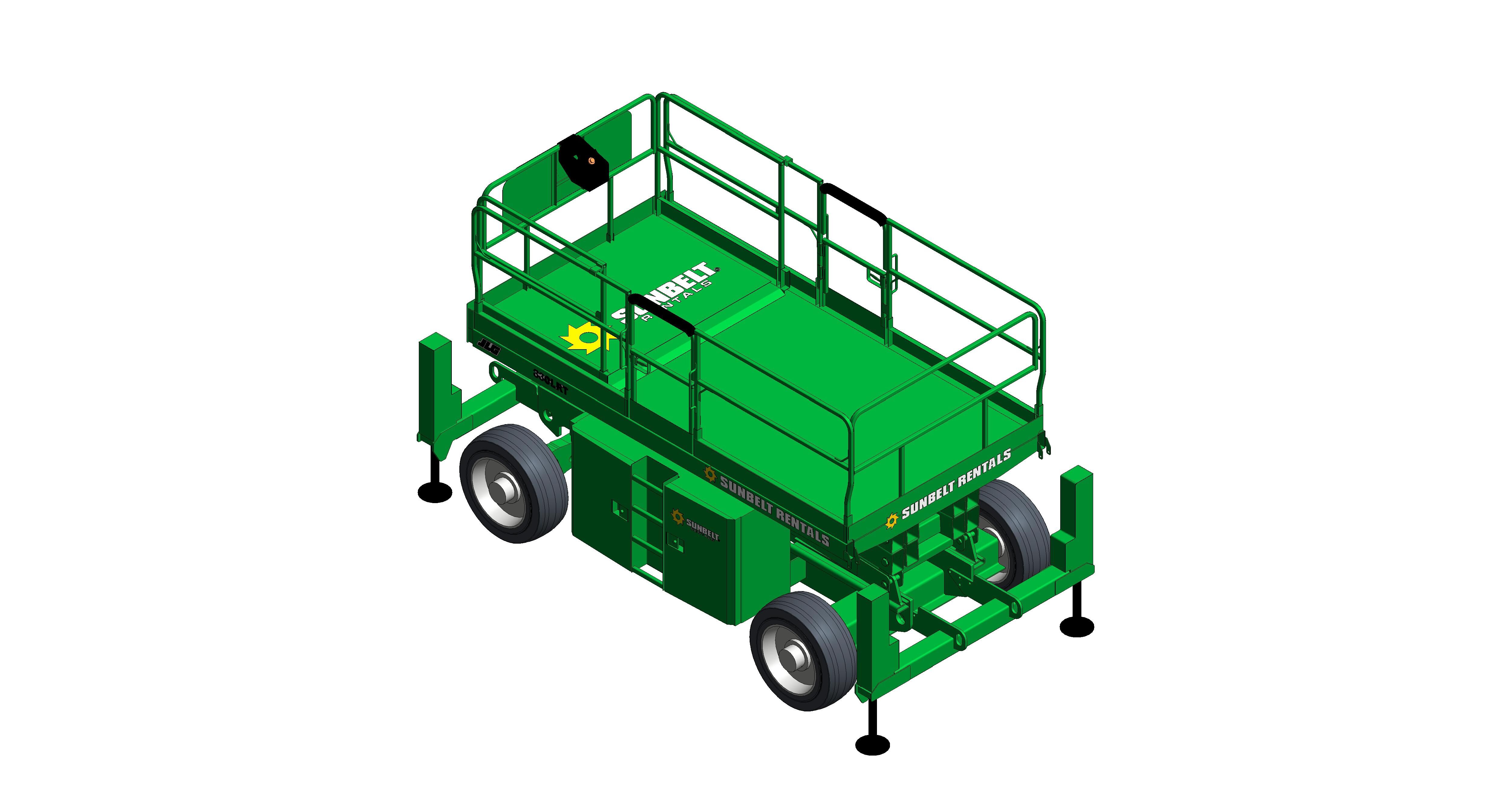 Product: Diesel Powered Scissor Lifts - 330L RT