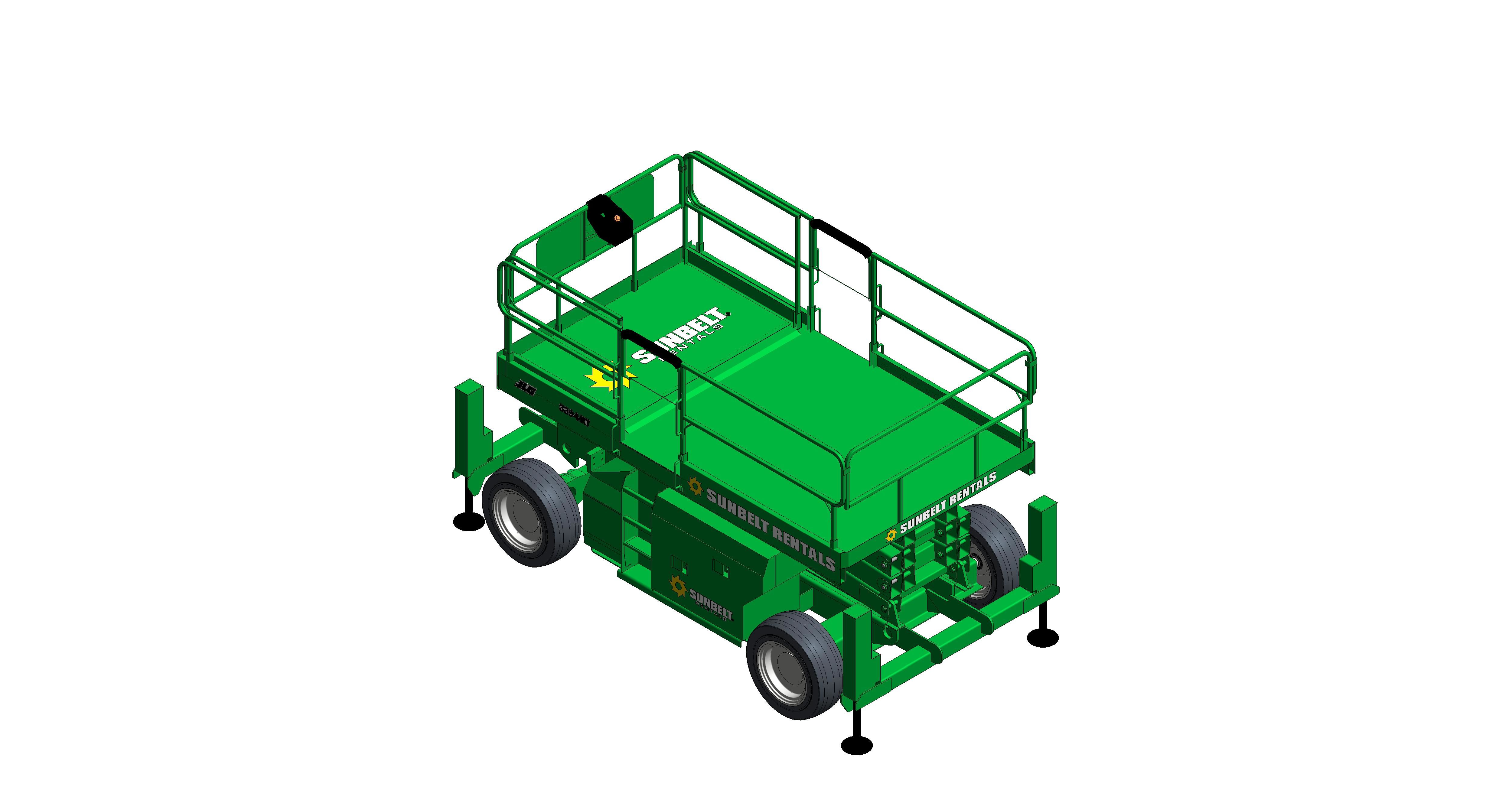 Product: Diesel Powered Scissor Lifts - 3394 RT